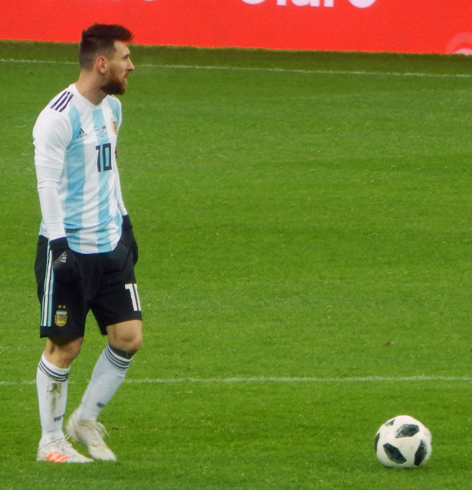 Lionel Messi i Argentinas landslagströja