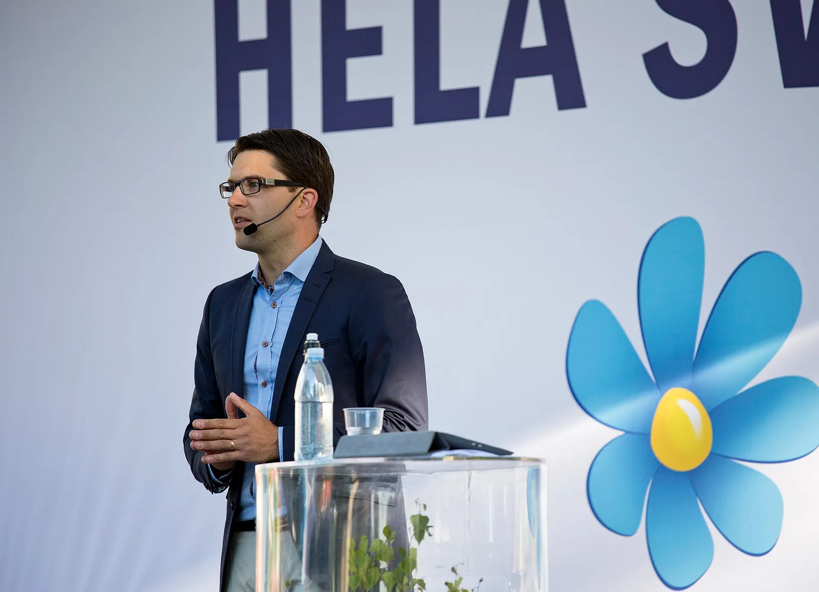 Arkivbild: Jimmie Åkesson talar i Almedalen