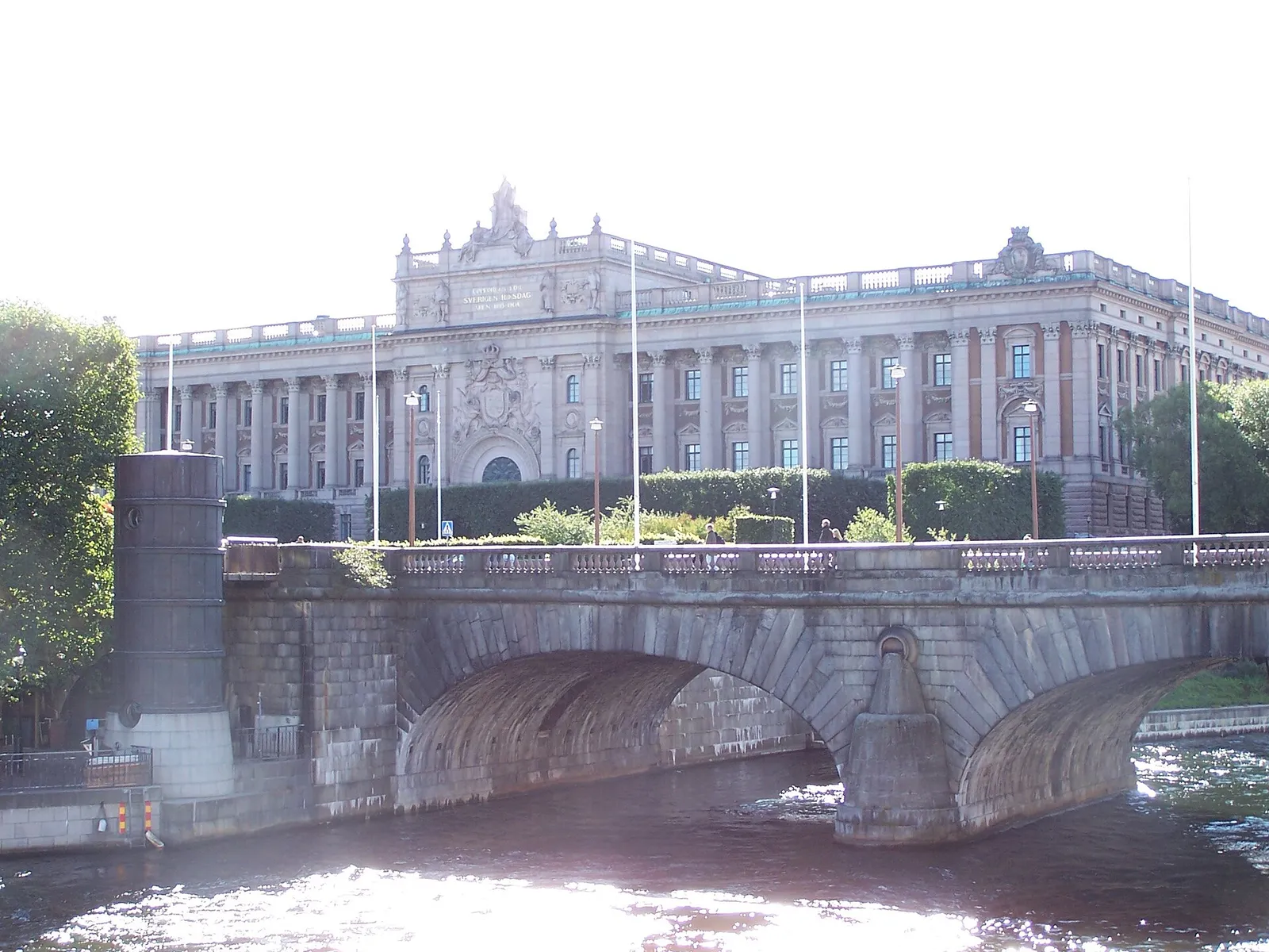 Riksdagshuset i Stockholm (genrebild)