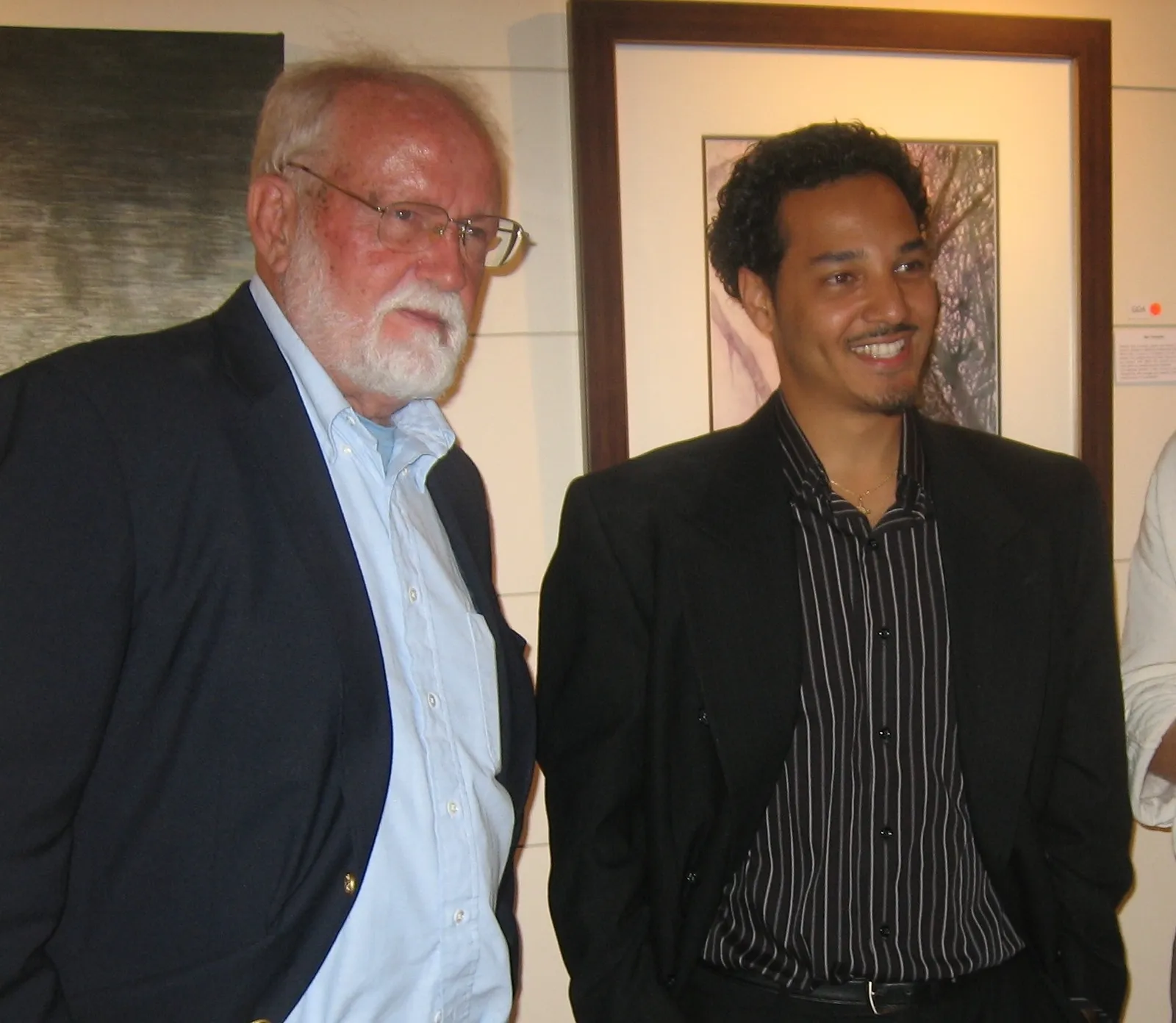 Bob Mackie (till vänster) tillsammans med Graham Goddard, arkivbild