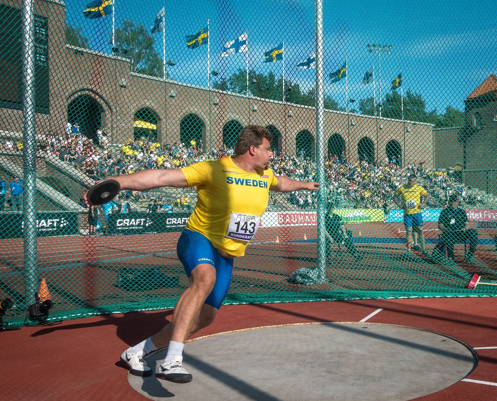 Daniel Ståhl i diskusringen