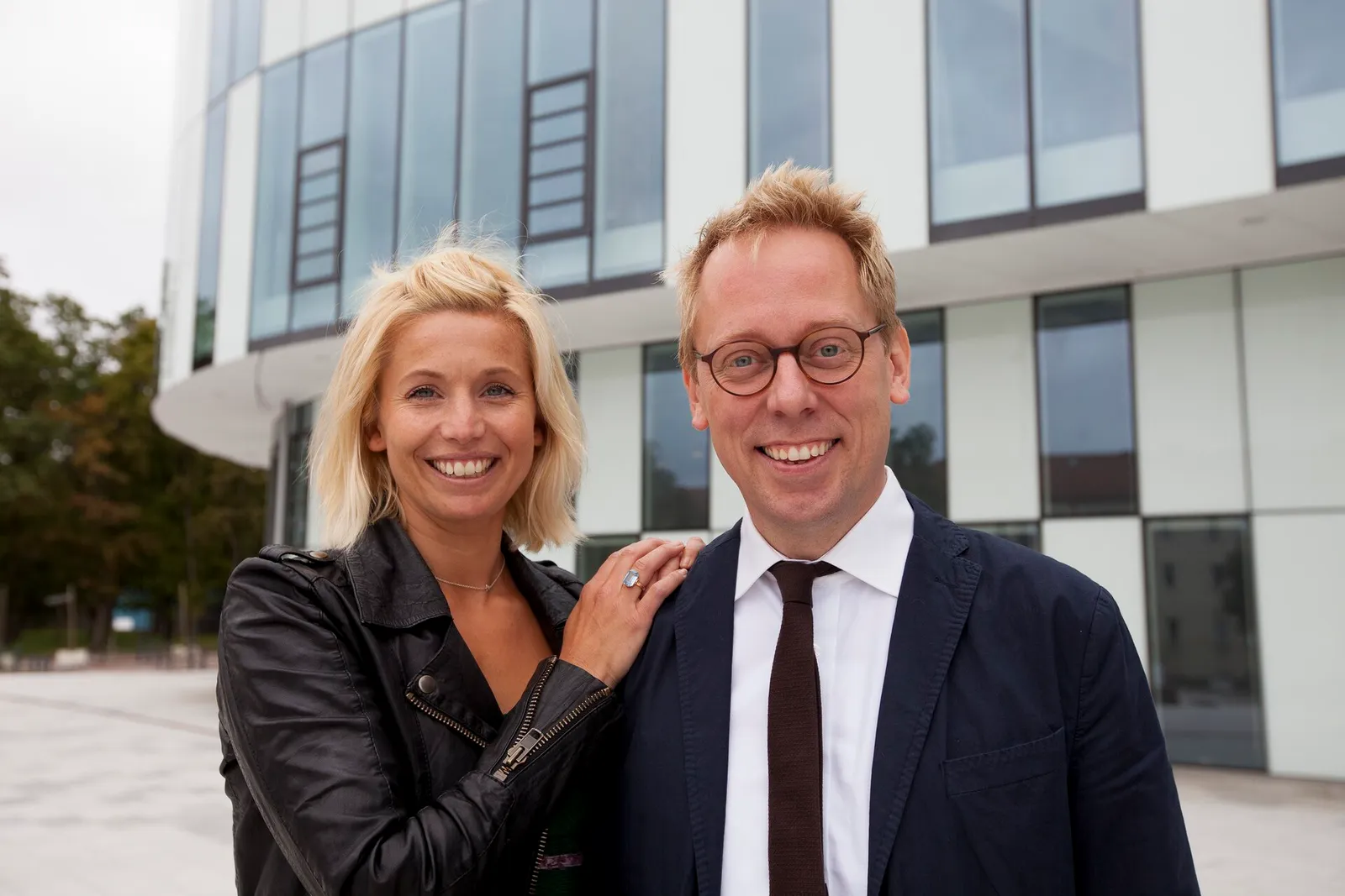 Peter Settman tillsammans med Tina Nordström