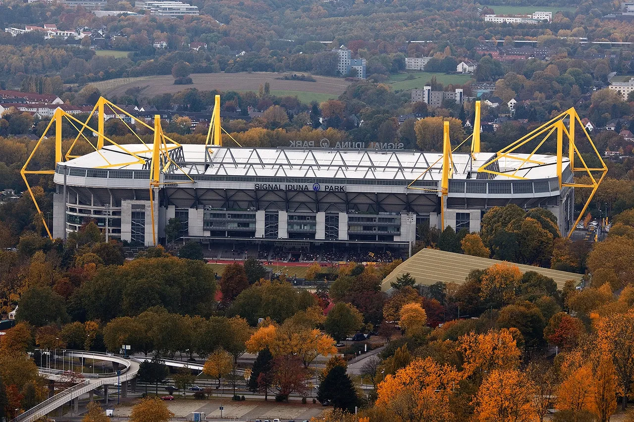 Signal Iduna Park i Dortmund, där Klopp var tränare (arkivbild)