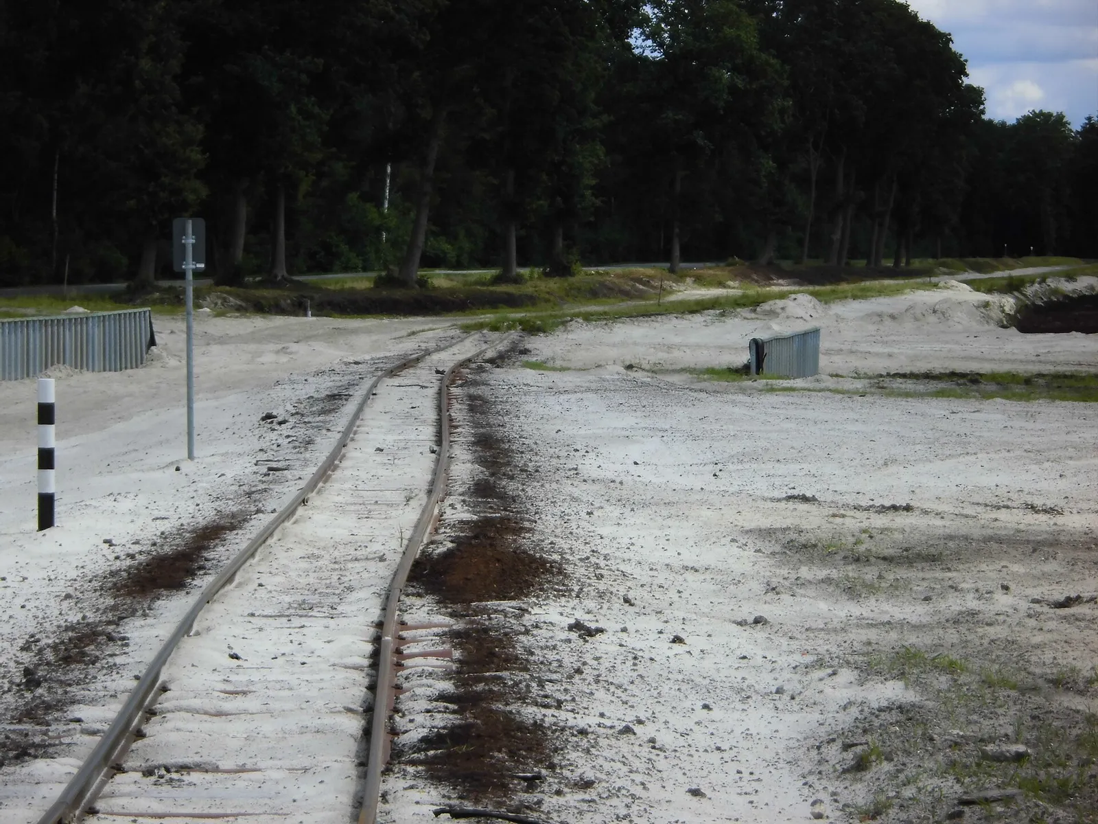 Ett järnvägsspår (genrebild)