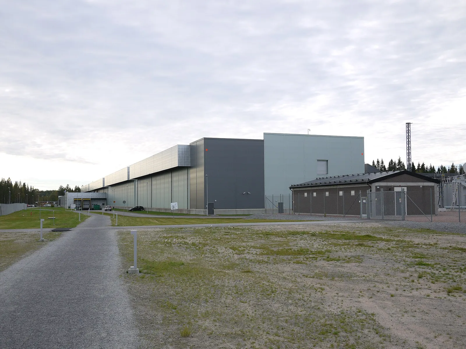 Metas (tidigare Facebook) datacenterbyggnad i Luleå