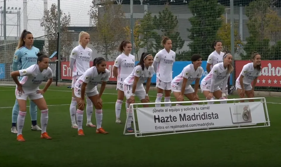 Real Madrids damlag (arkivbild)