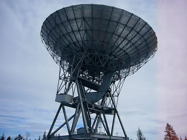 EISCAT-anläggningen utanför Kiruna