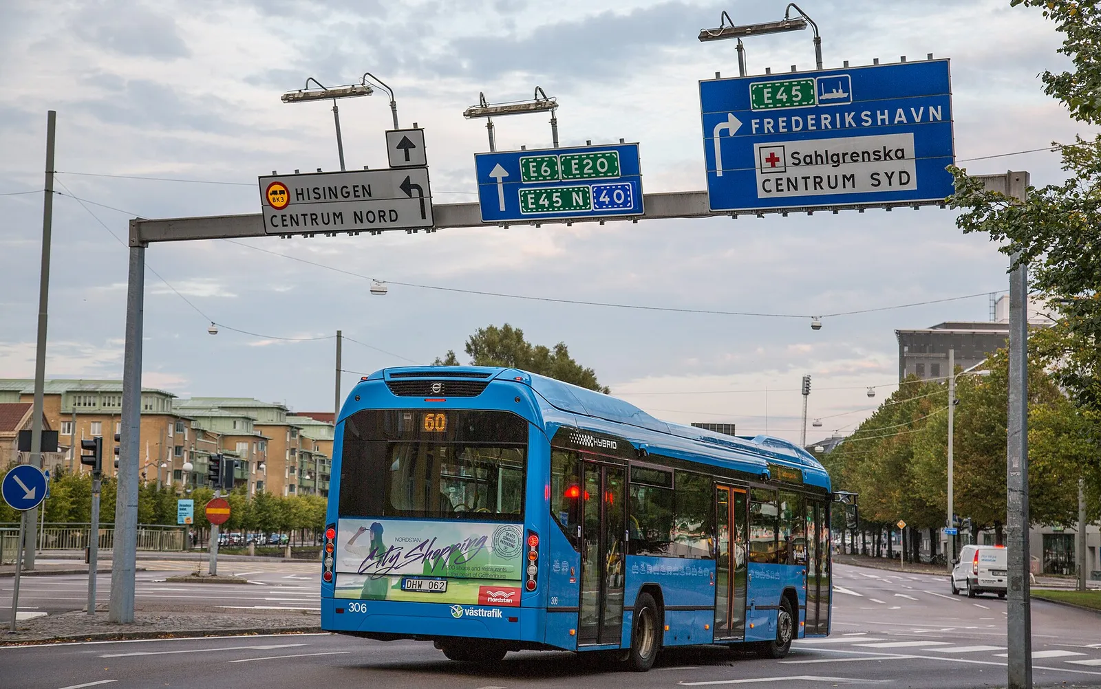 En buss i Västtrafiks trafik