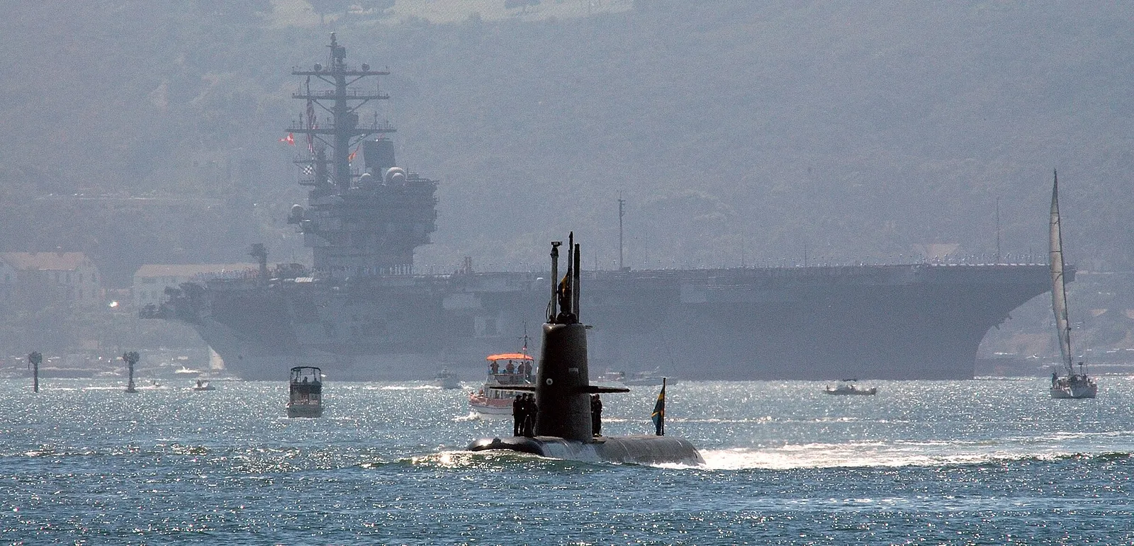 Svenska ubåten HMS Gotland (arkivbild)