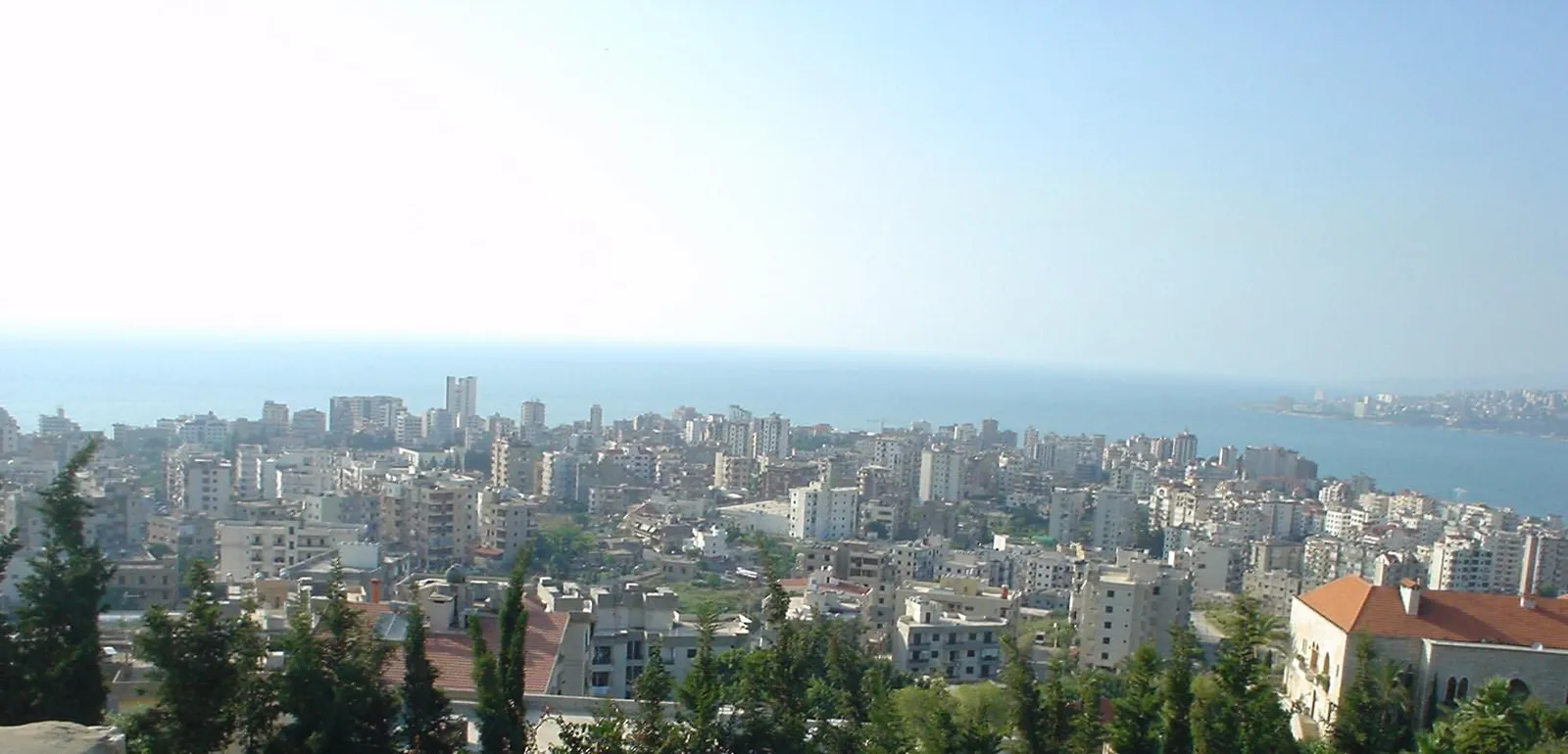 Vy över Beirut, Libanon