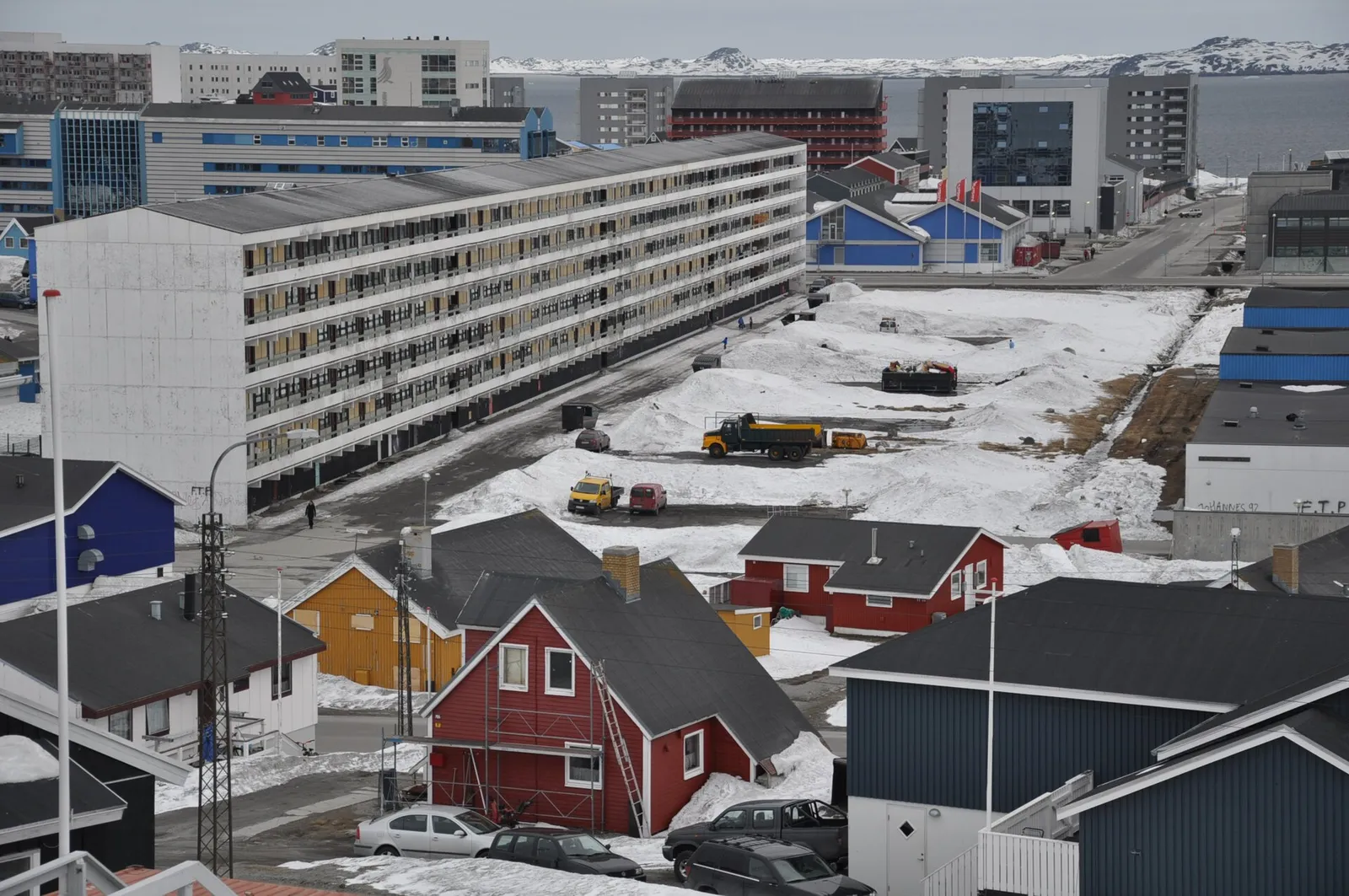 Arkivbild: centrala Nuuk på Grönland.
