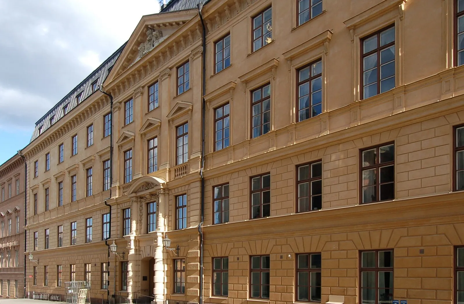 Gamla riksdagshuset i Stockholm, arkivbild