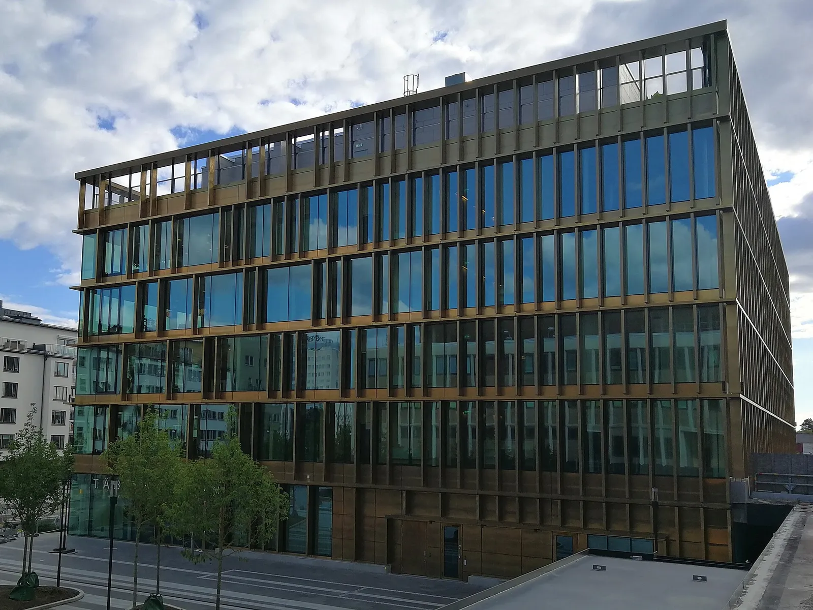 Täby kommunhus i Täby centrum, arkivbild