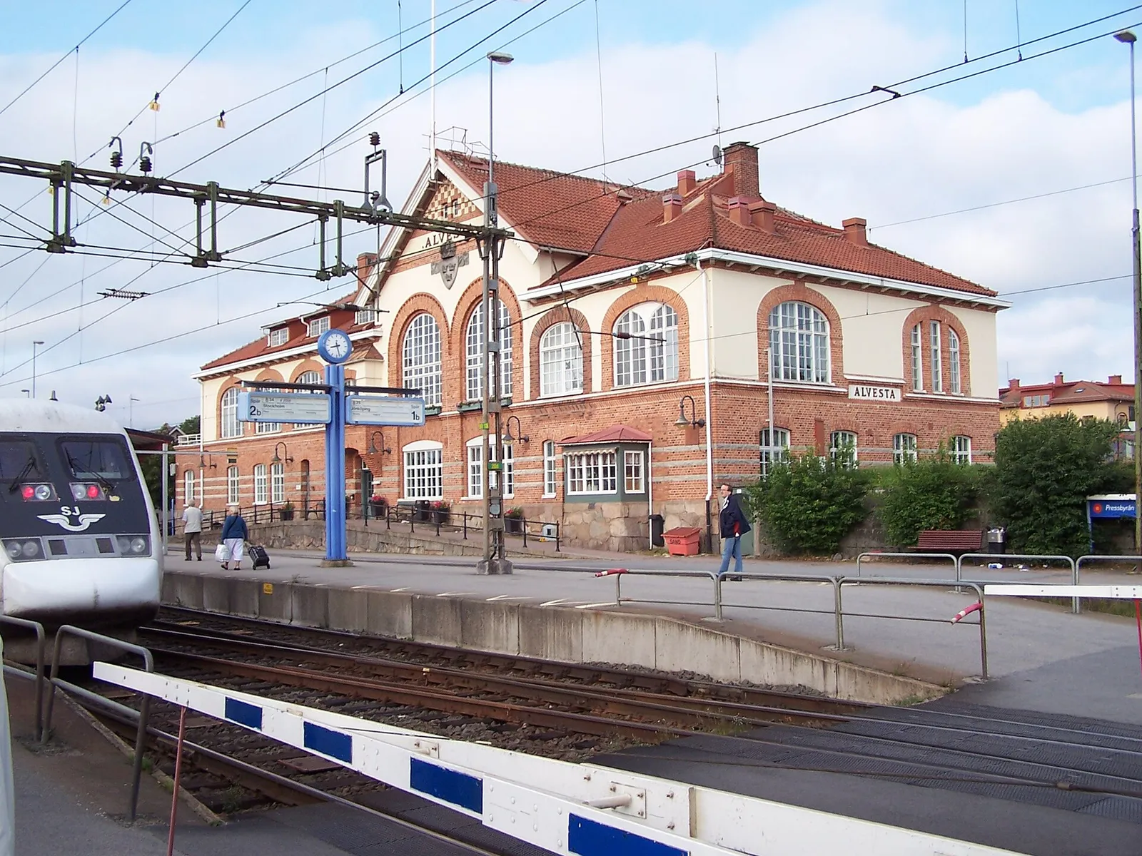 Alvesta centralstation i Kronobergs län