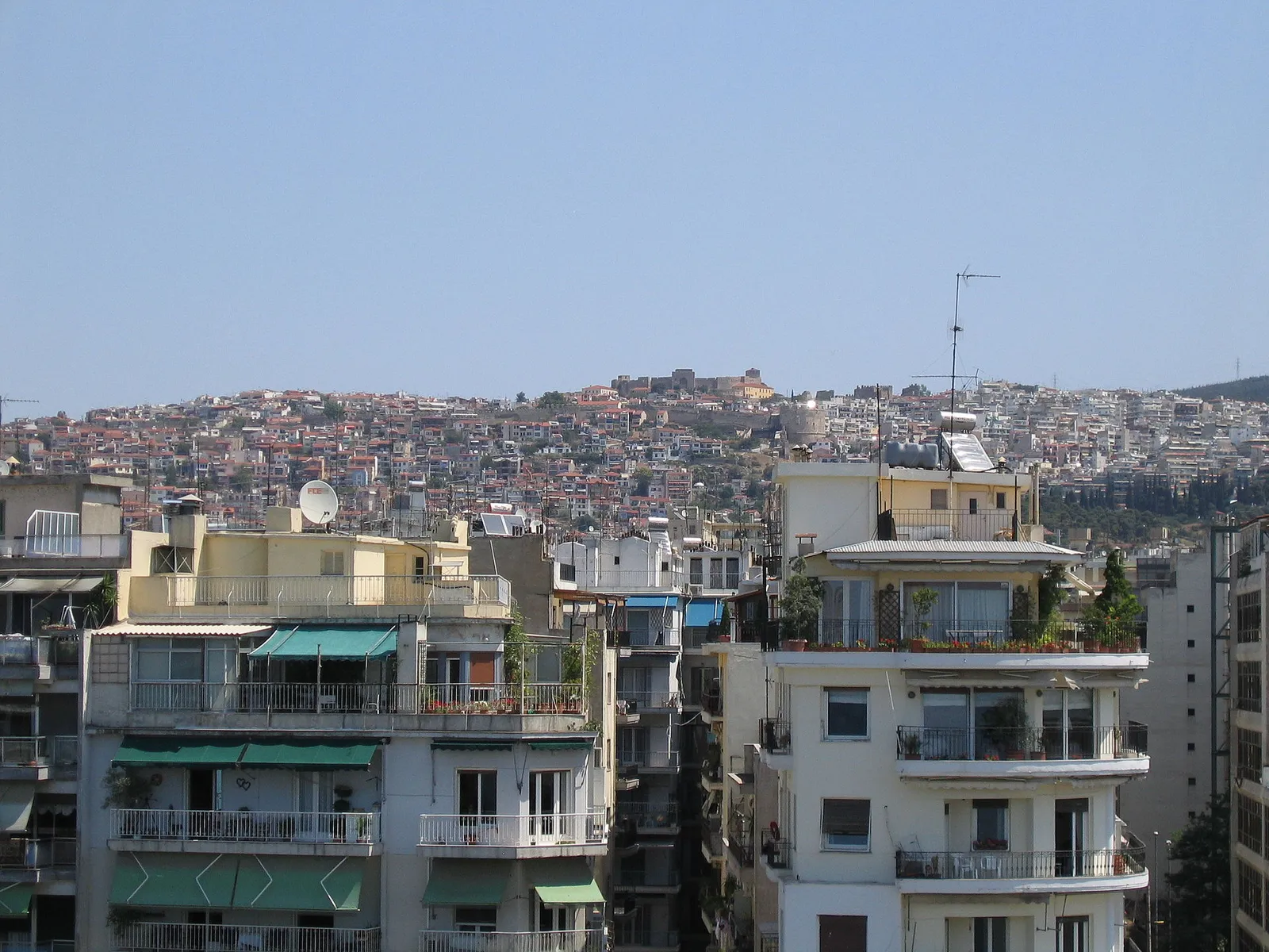 Thessaloniki i Grekland (genrebild)