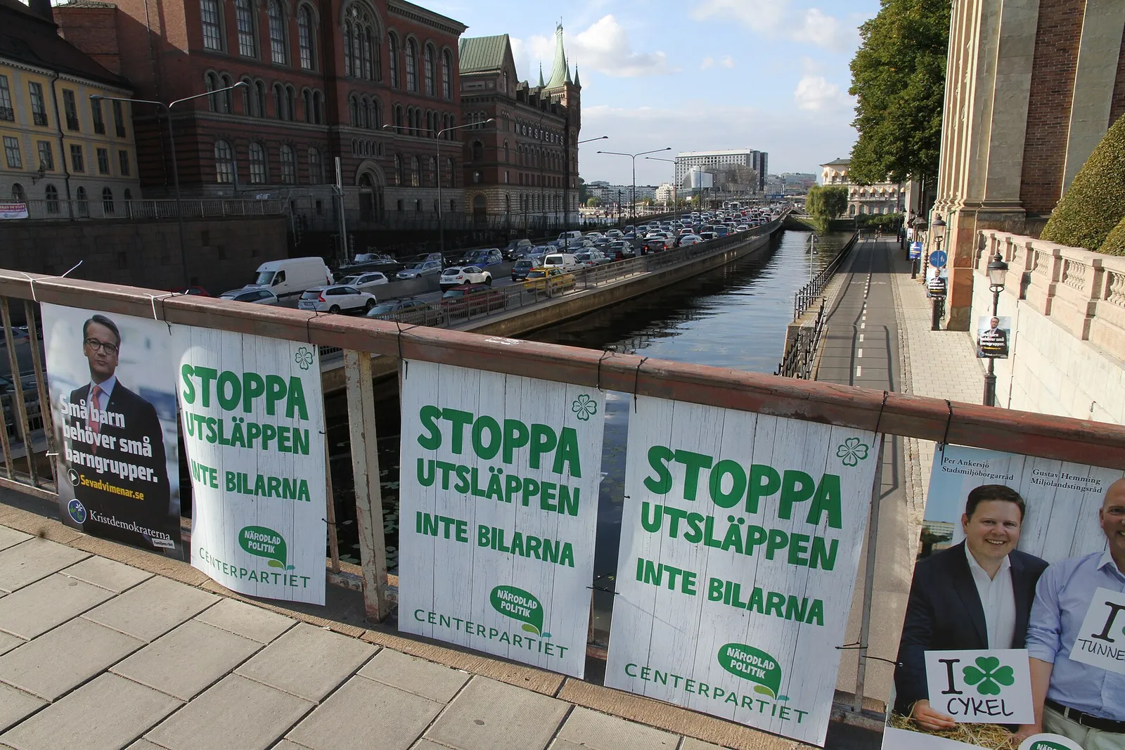 Arkivbild: valrörelse i Stockholm.