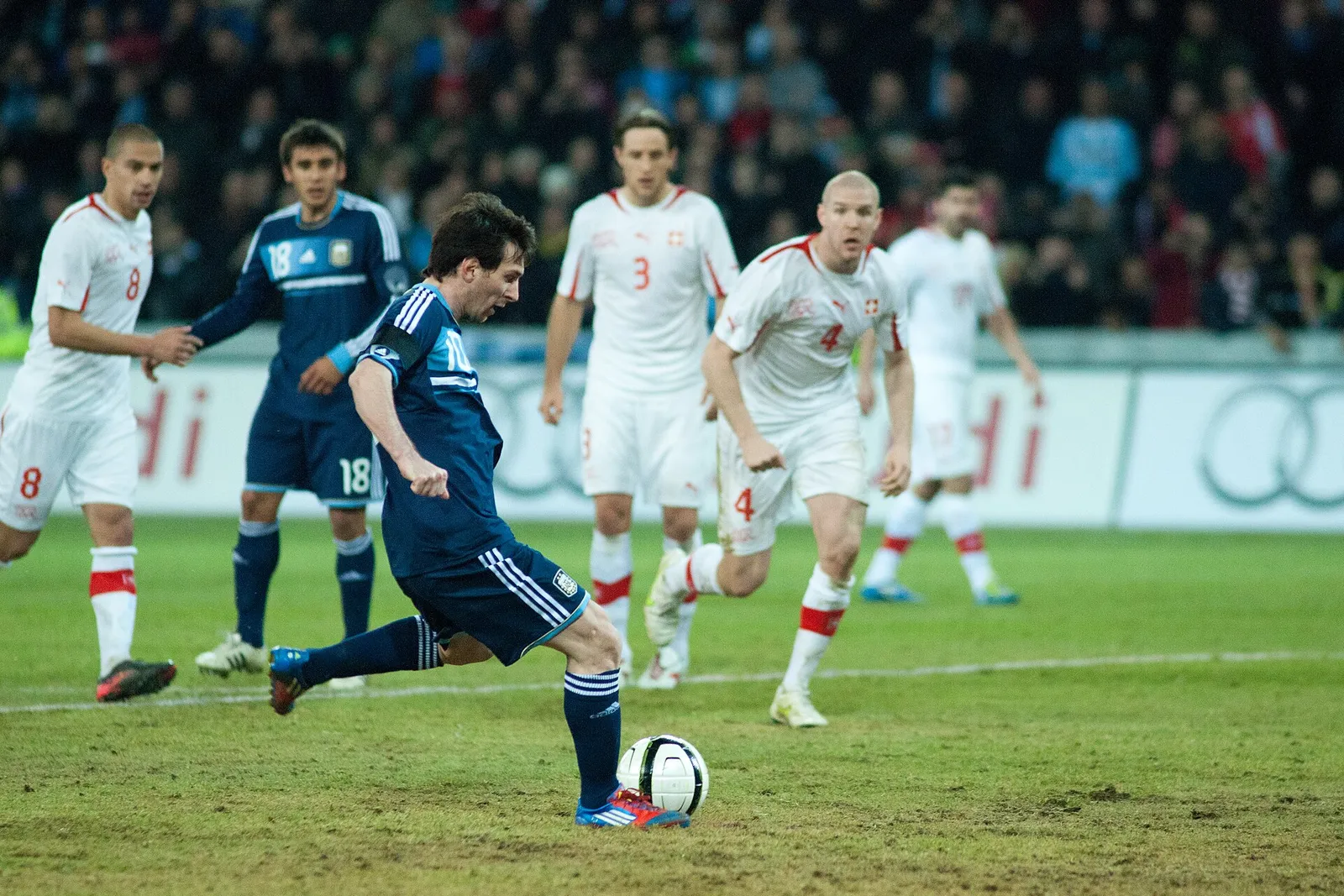 Lionel Messi i Argentinas landslagströja