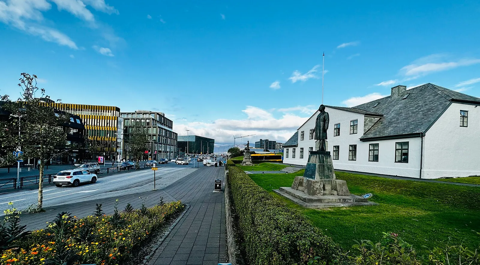 Arkivbild: Lækjargata i centrala Reykjavik