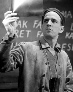 Regissören Ingmar Bergman 1957