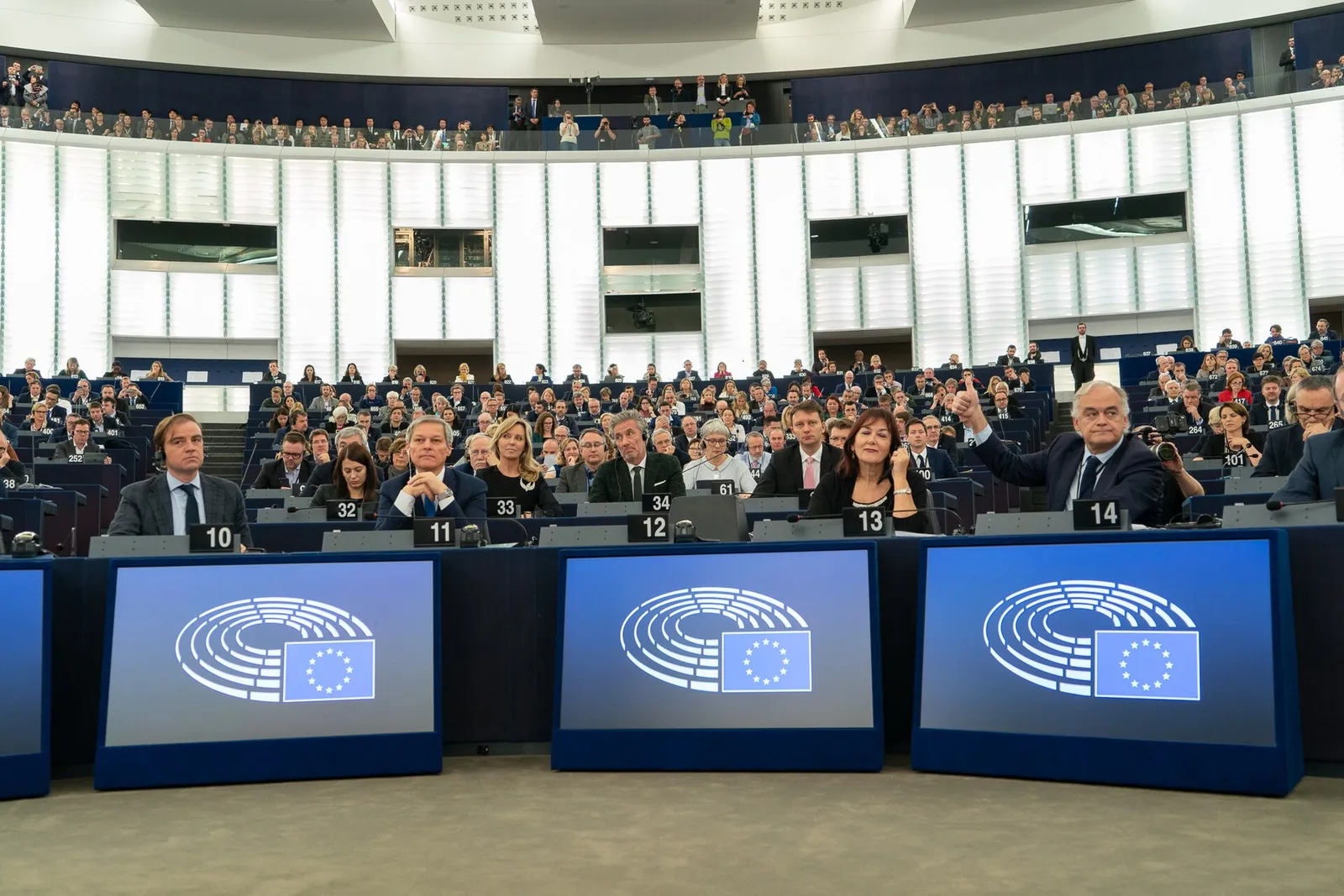 Arkivbild: Europaparlamentets plenisal