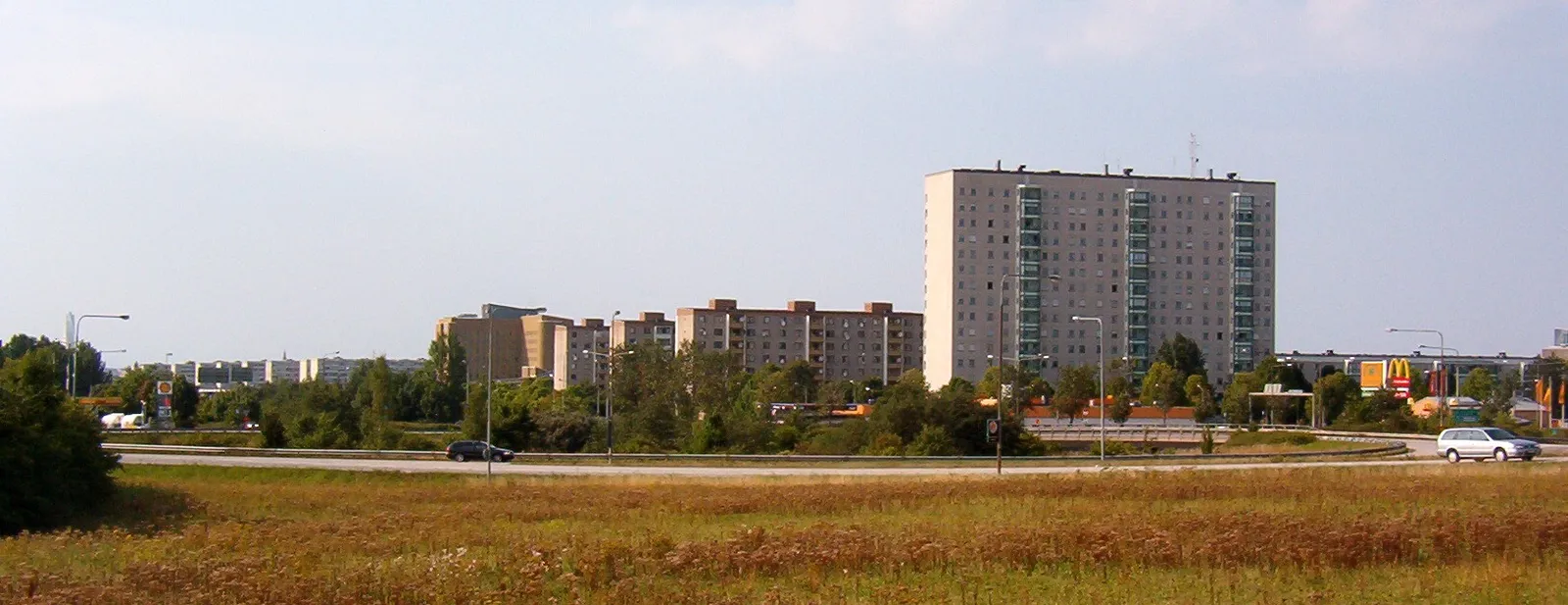 Bostadsområdet Rosengård i Malmö sett från öster, arkivbild