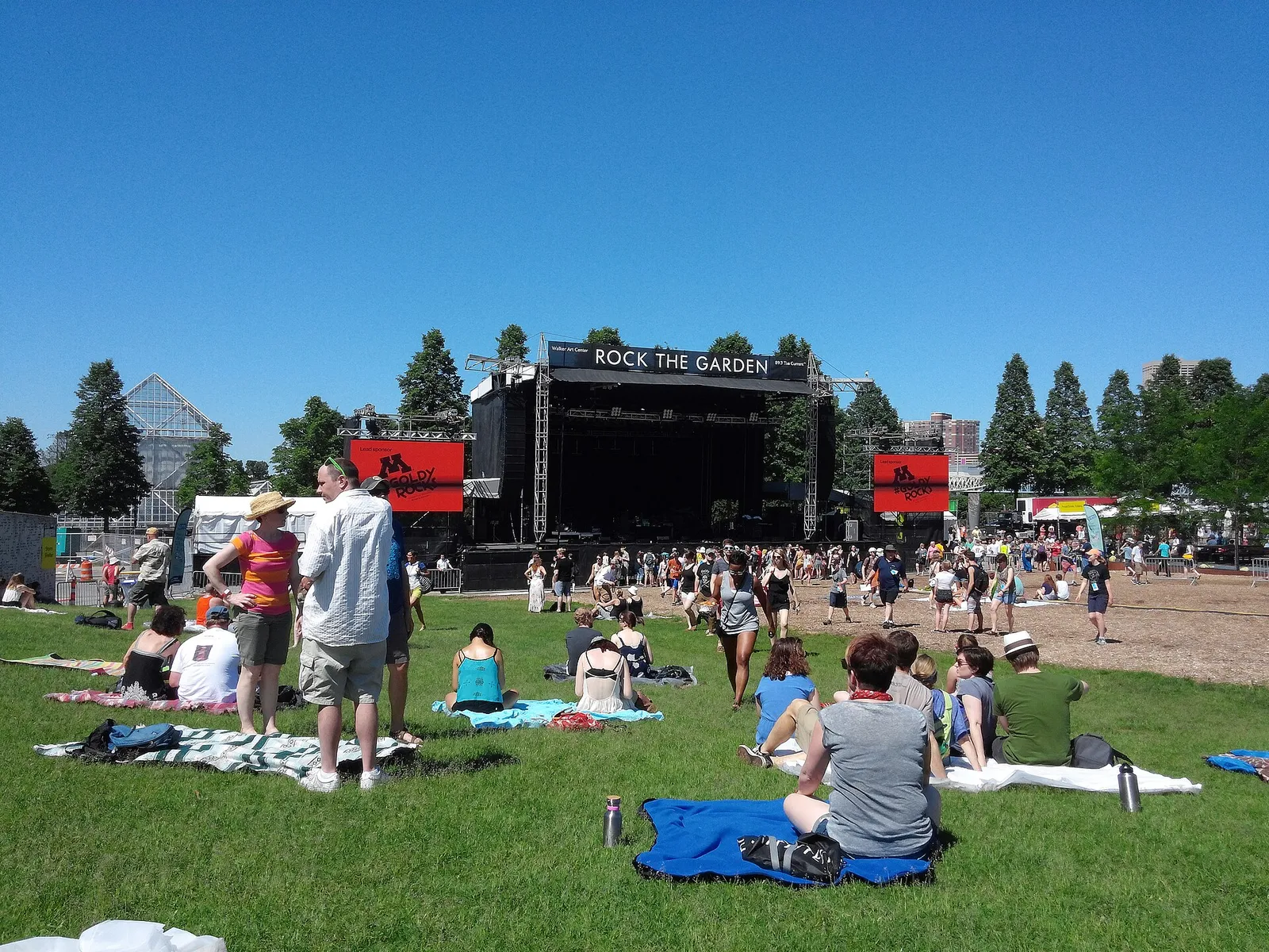 En konsertscen (genrebild)