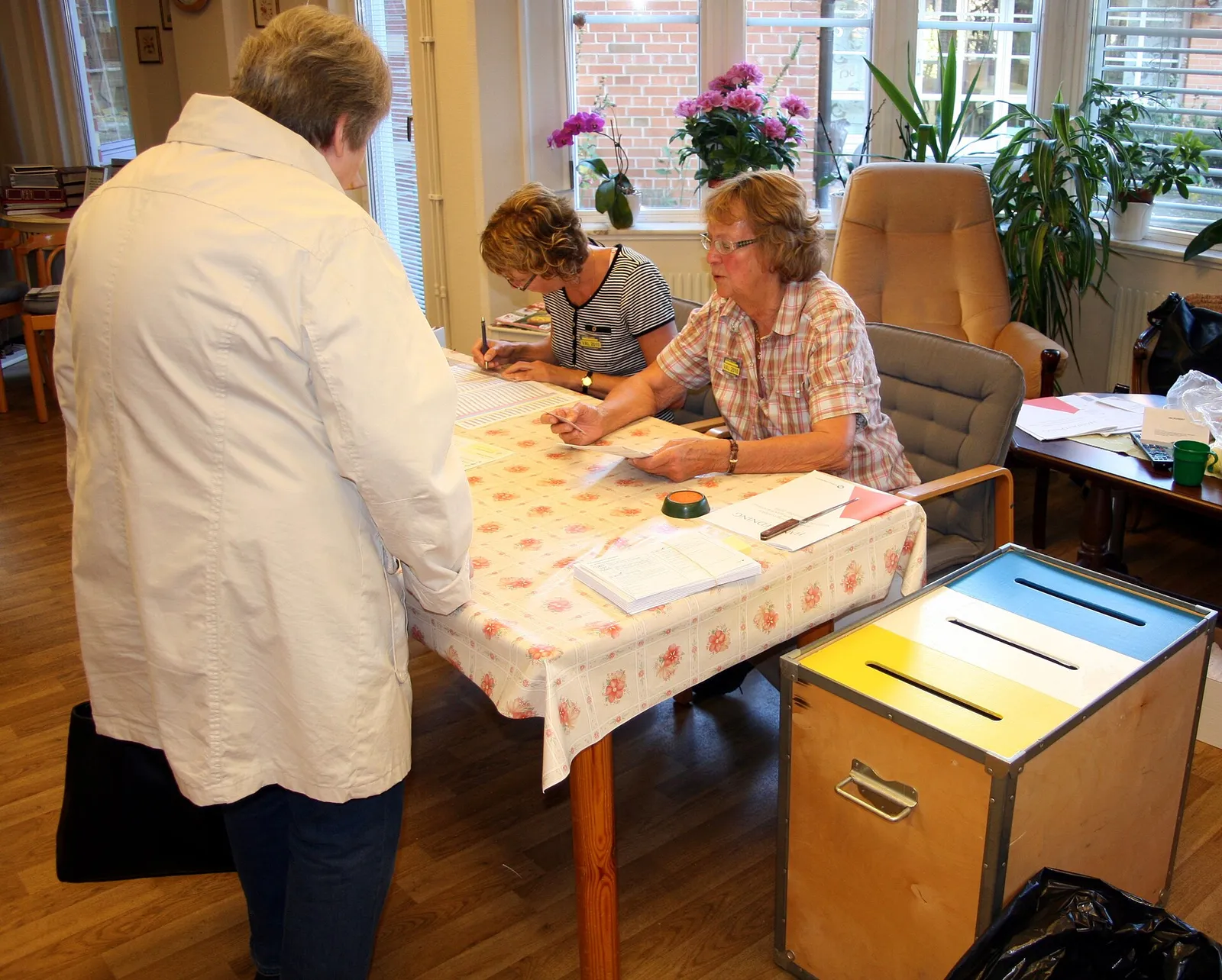 Röstlängd i en vallokal