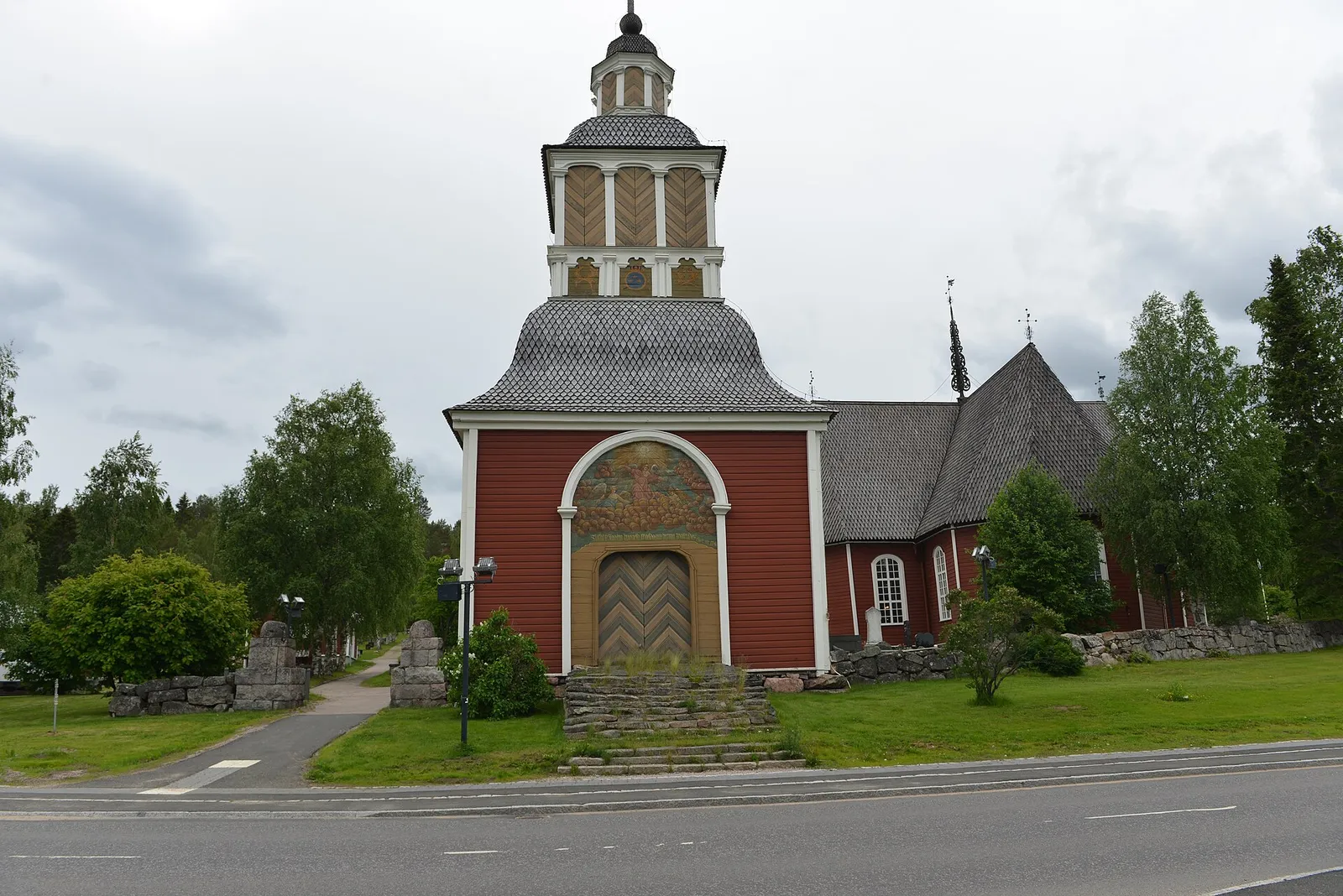 Övertorneå kyrka, arkivbild