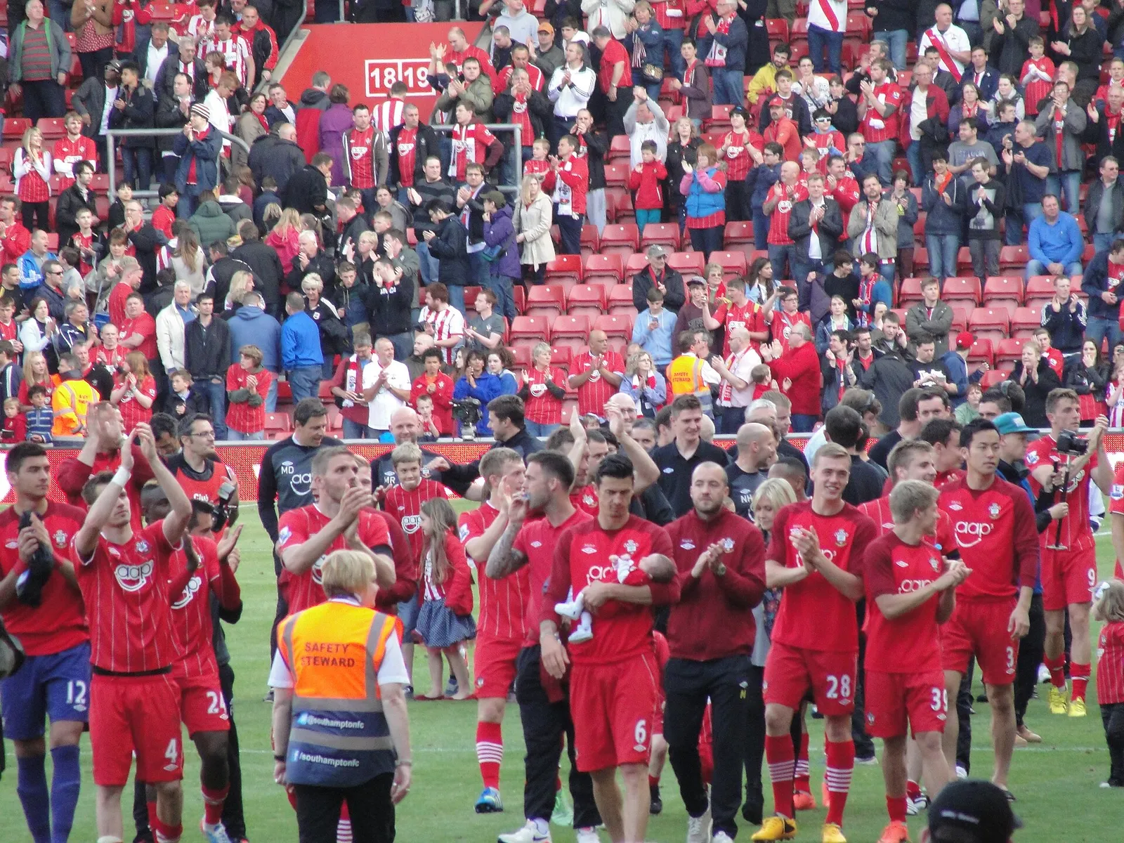 Southampton möter Stoke i maj 2013, under Pochettinos tid som klubbens tränare