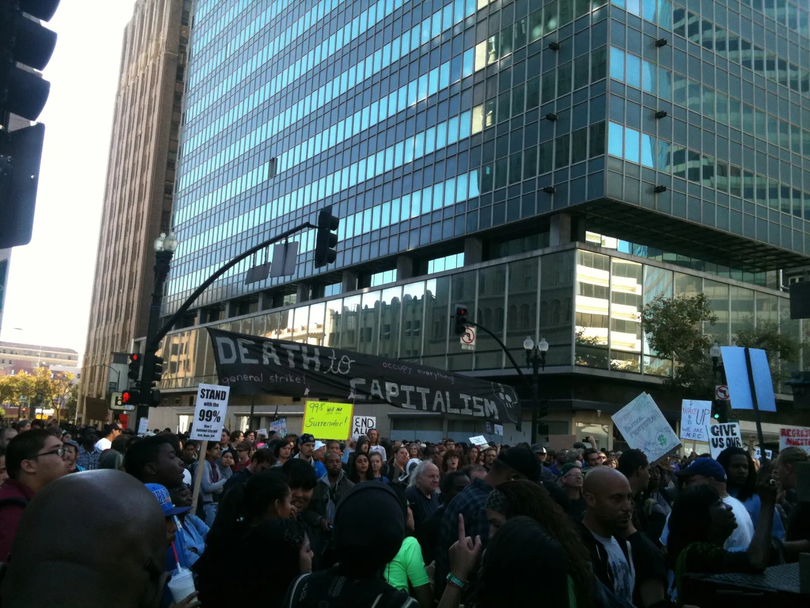 En demonstration (genrebild)