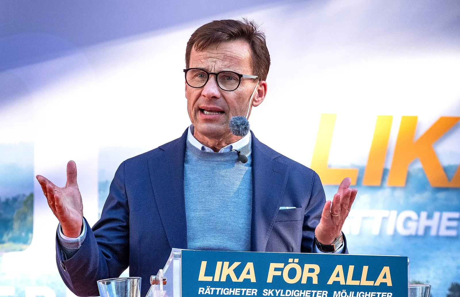Ulf Kristersson under Almedalsveckan (arkivbild)