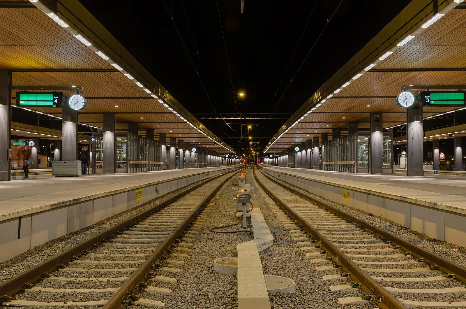 Perrong vid Uppsala centralstation