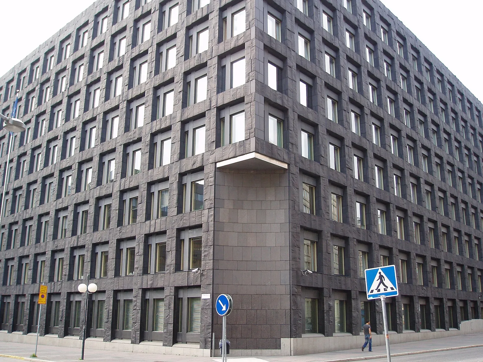 Riksbankens huvudkontor vid Brunkebergstorg i Stockholm, arkivbild