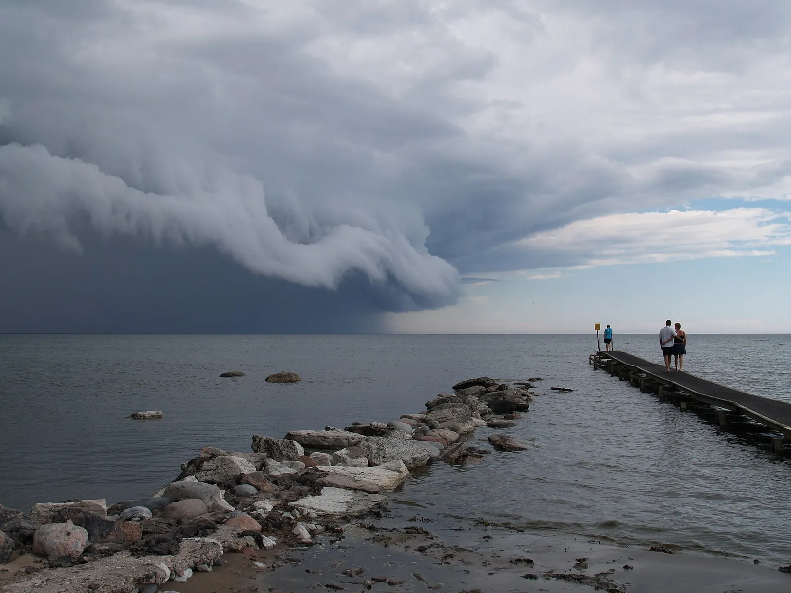 Ett molnlandskap (genrebild)