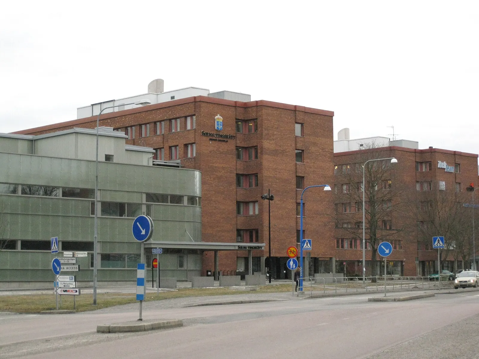 En svensk tingsrättsbyggnad