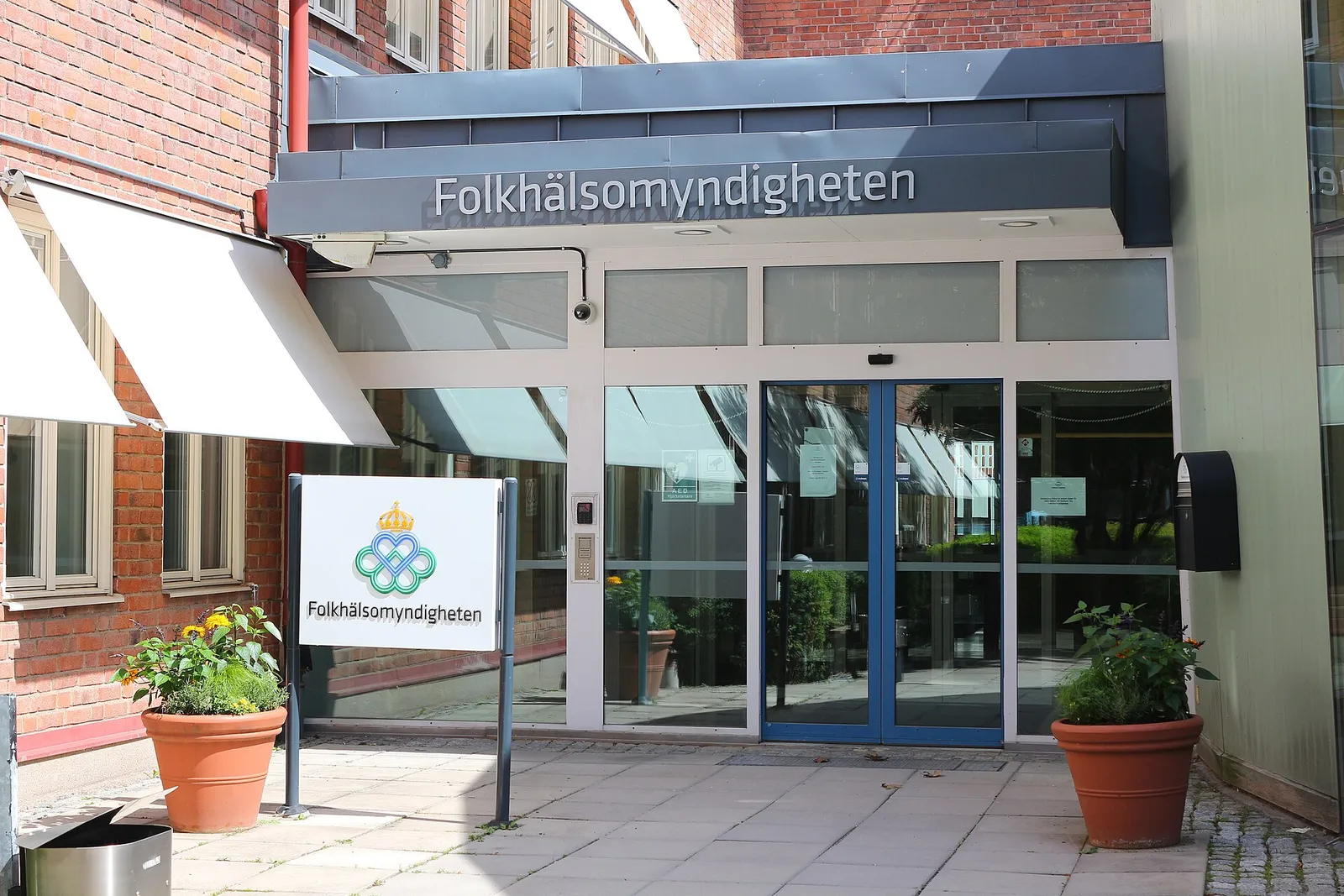 Folkhälsomyndighetens byggnad i Solna