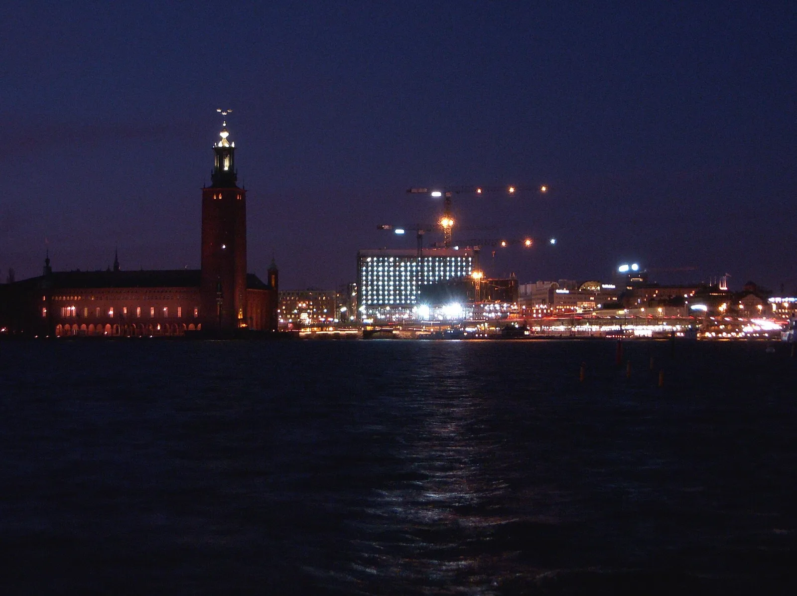 Arkivbild: en byggarbetsplats i Stockholm