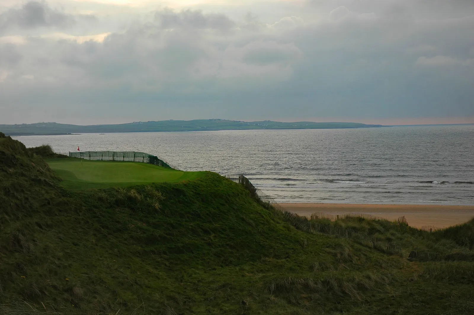 Golfbanan i Doonbeg på Irlands västkust