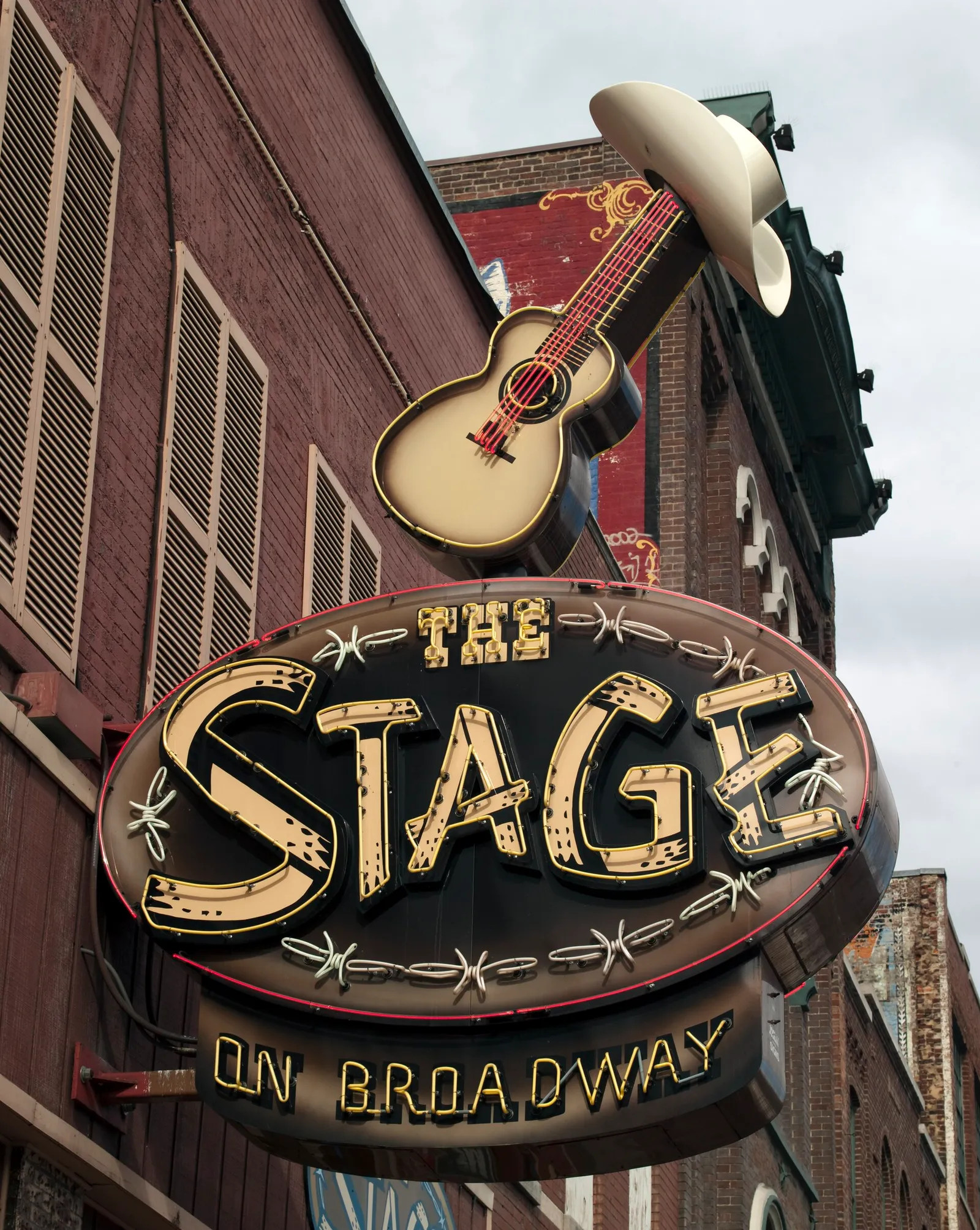 Arkivbild: Broadway i Nashville