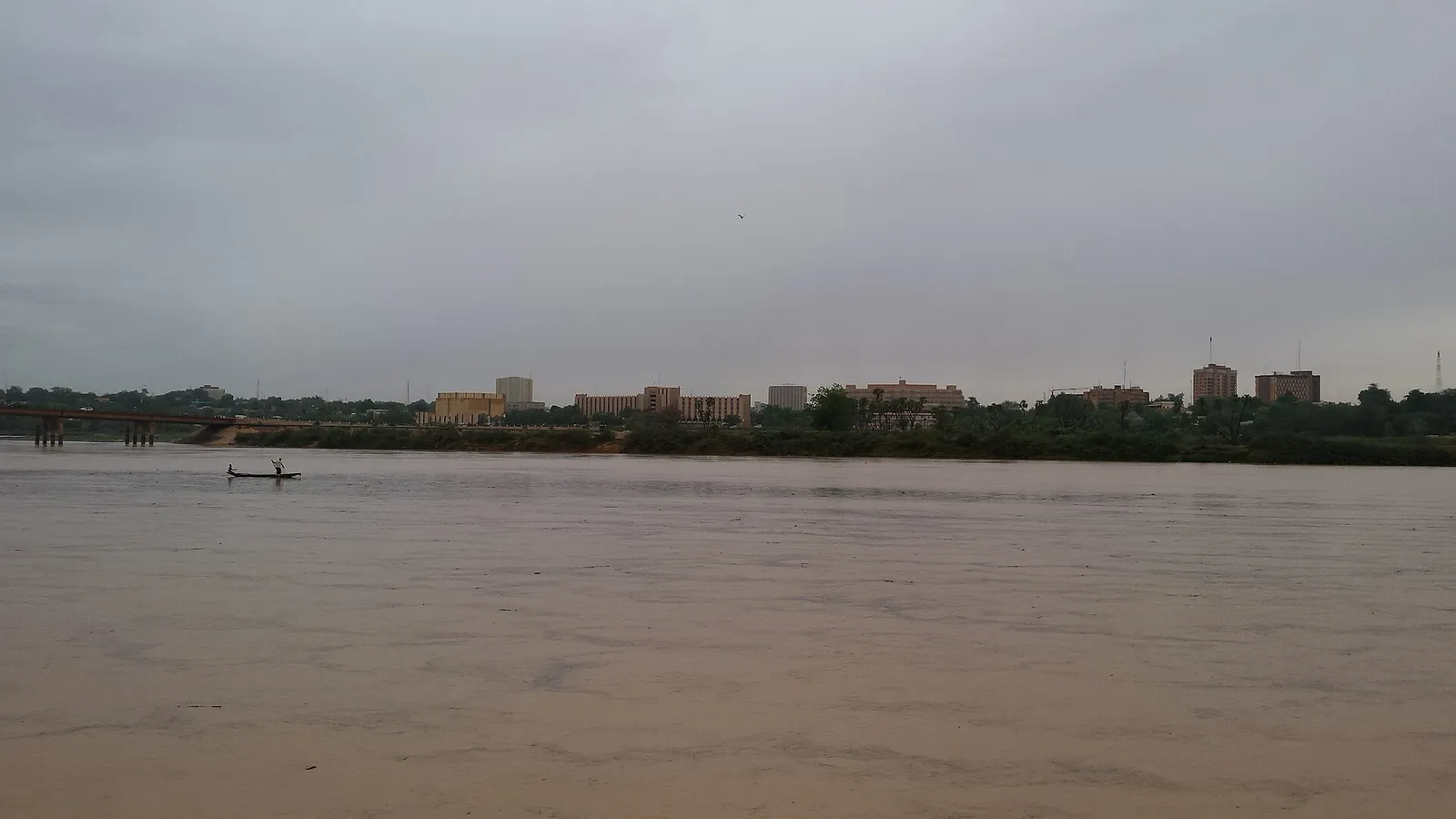 Arkivbild: Niamey vid floden Niger