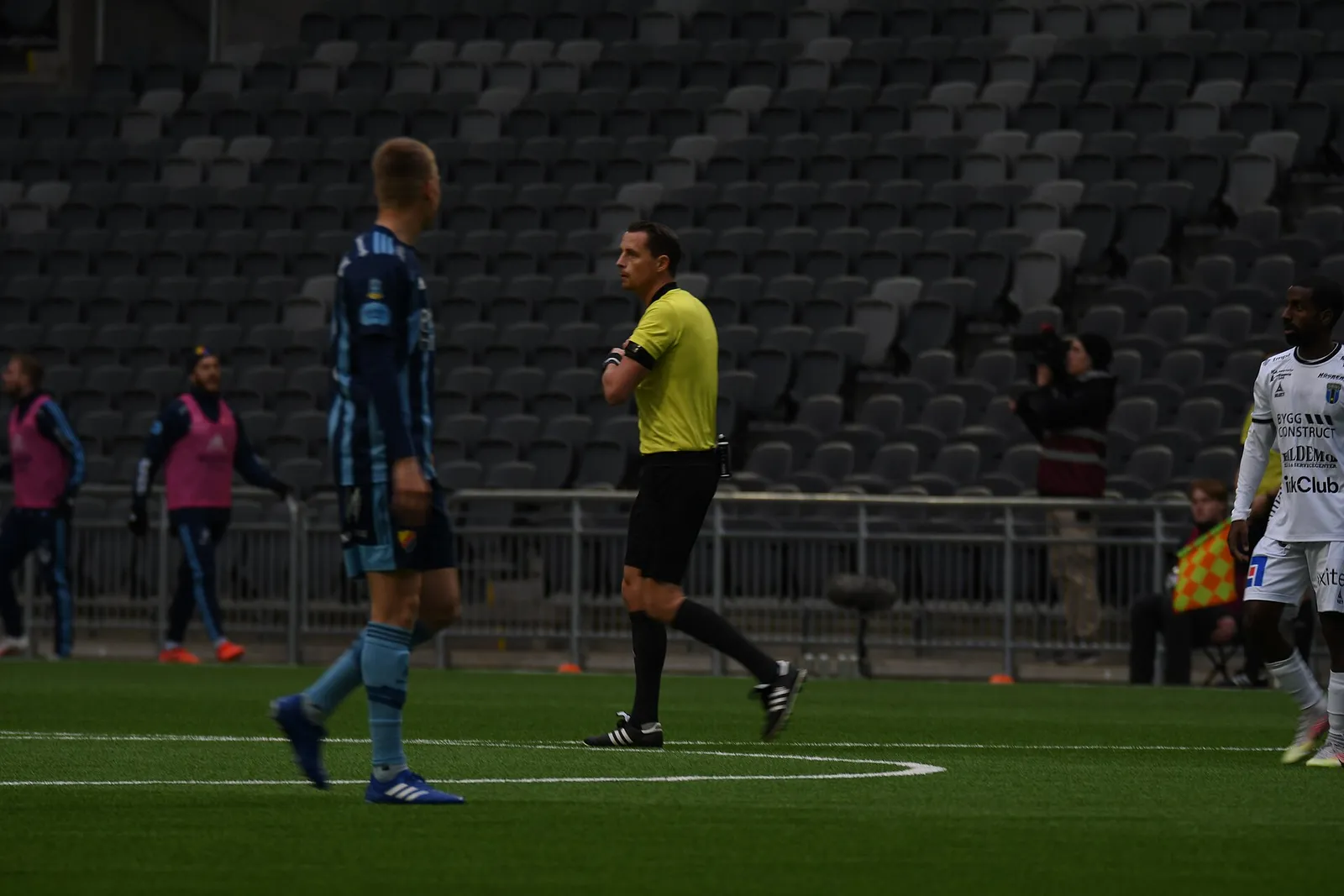 Fotboll på elitnivå, arkivbild