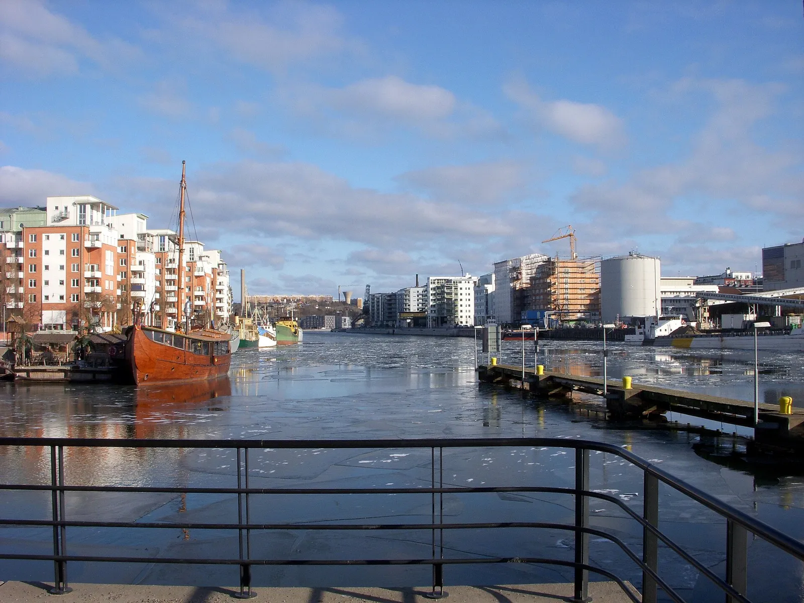 Bostadsområdet Hammarby sjöstad i Stockholm