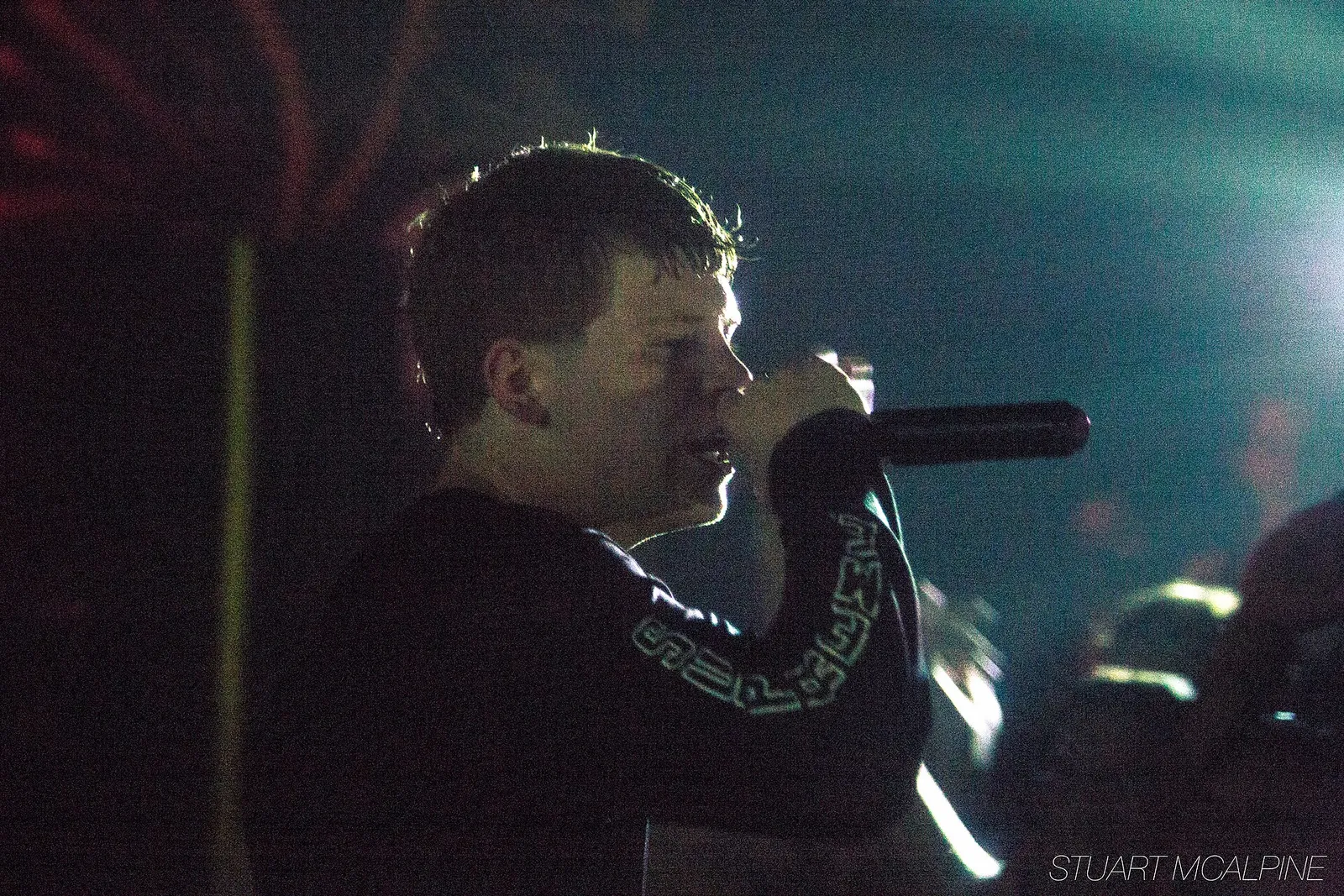 Yung Lean på scen, arkivbild