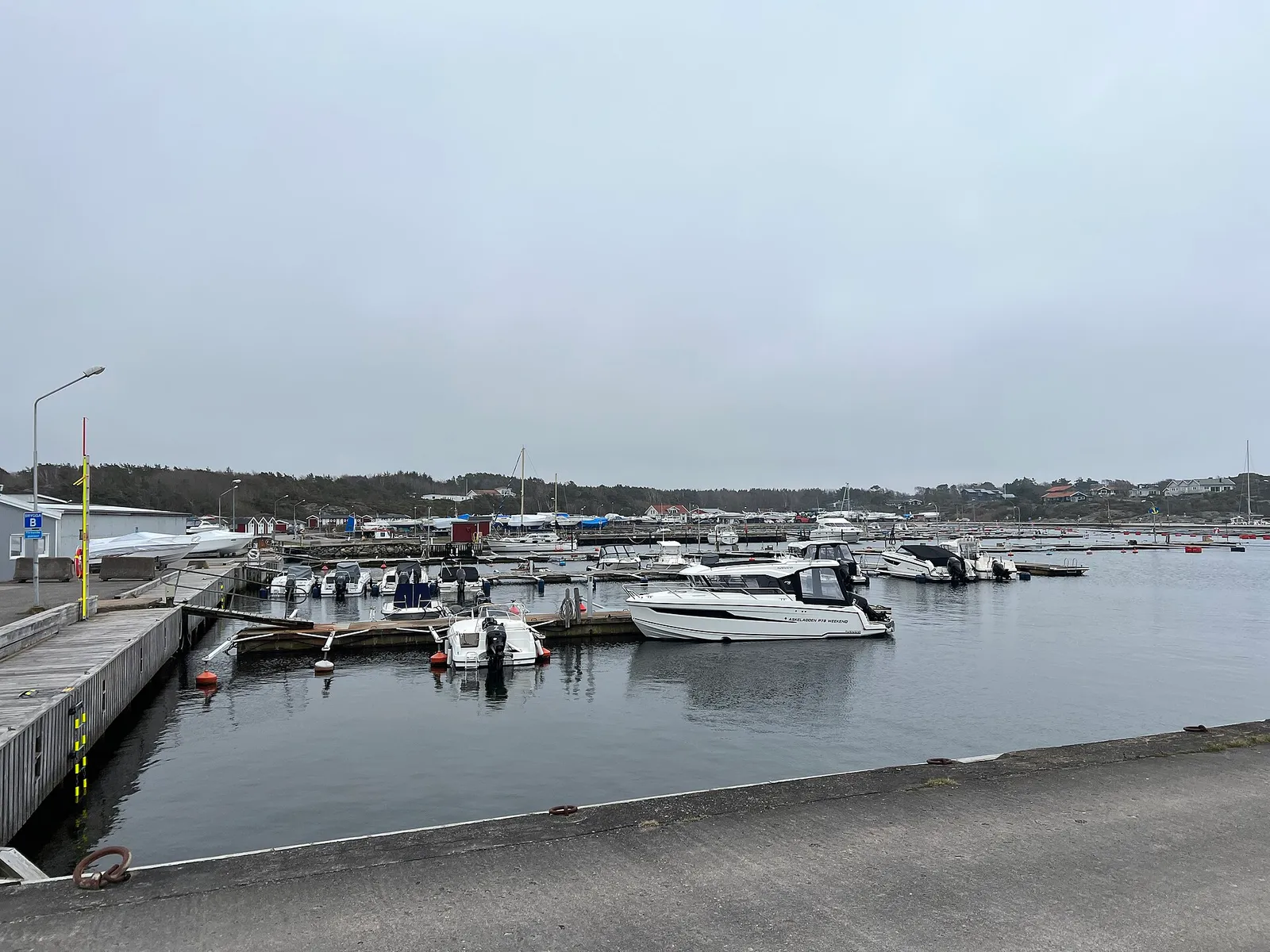 Arkivbild: hamnen i Lerkil i Kungsbacka kommun