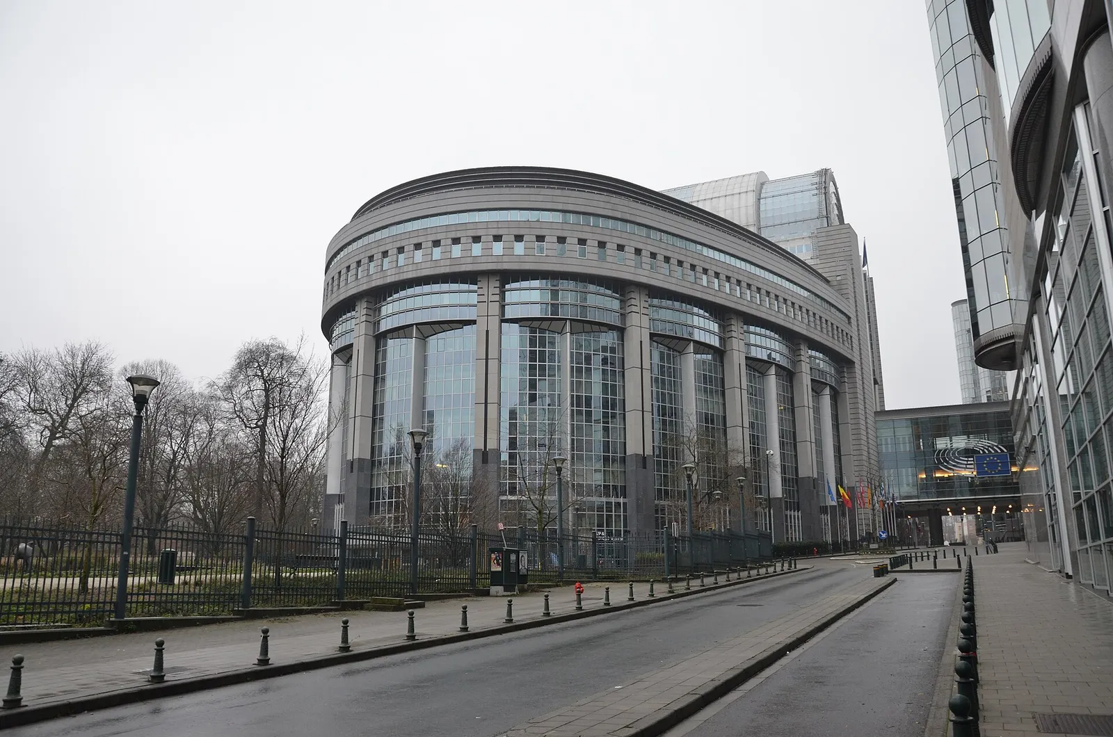 EU-parlamentets byggnad i Bryssel
