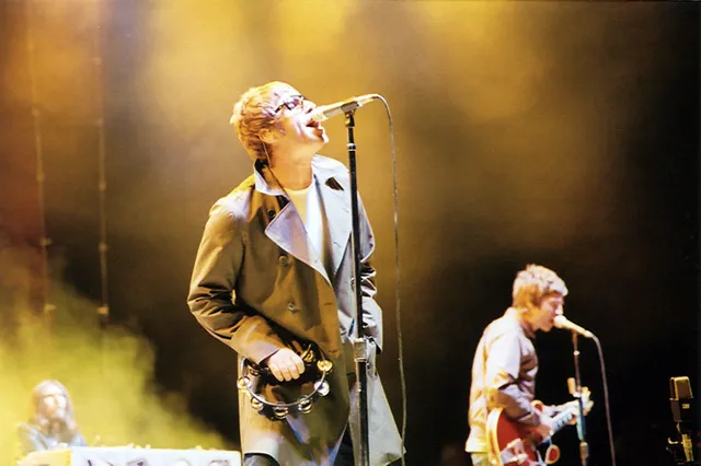 Noel och Liam Gallagher i Oasis, arkivbild