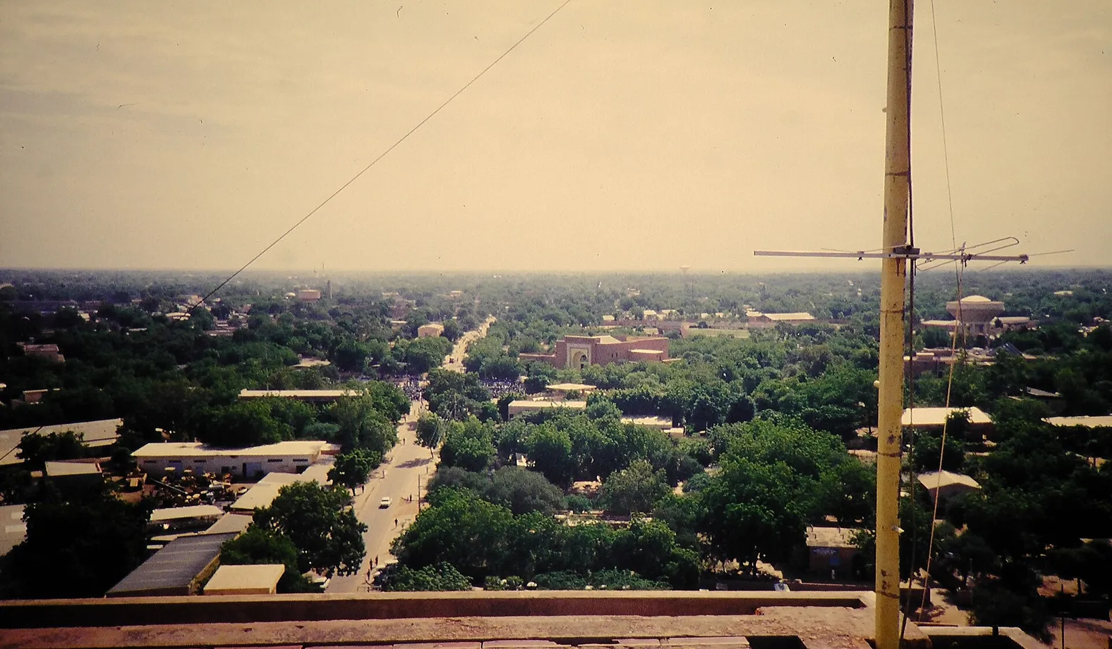 Arkivbild: vy över Niamey
