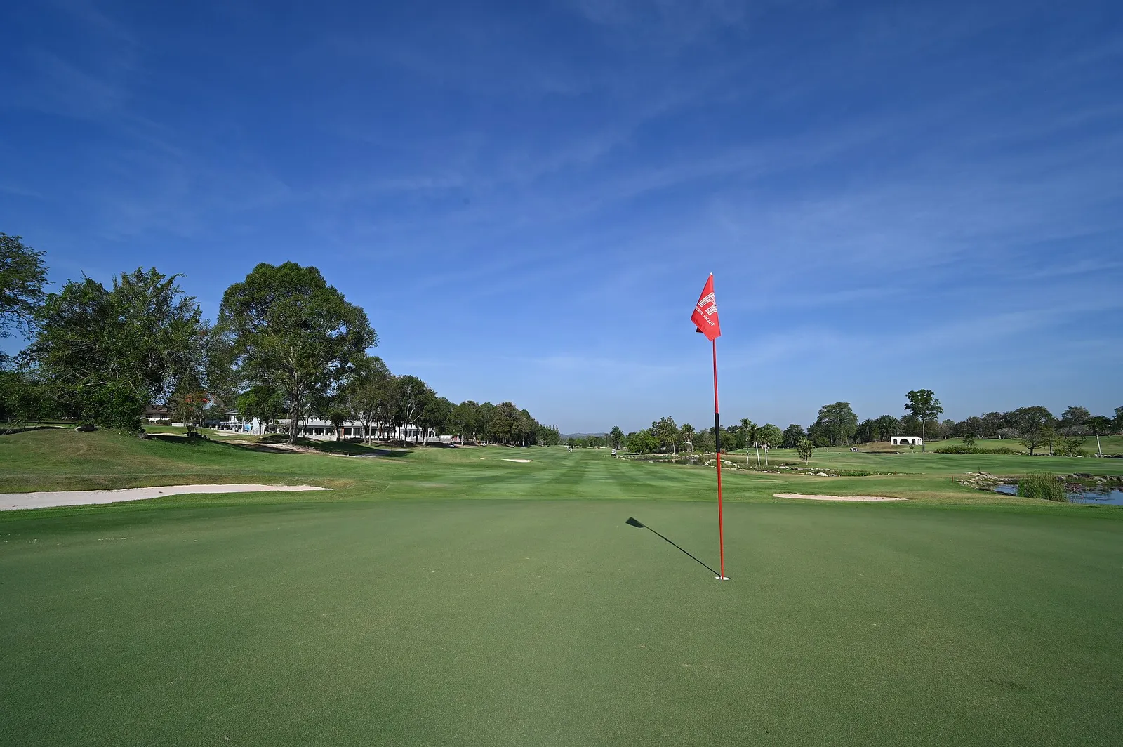 En golfbana (illustration)