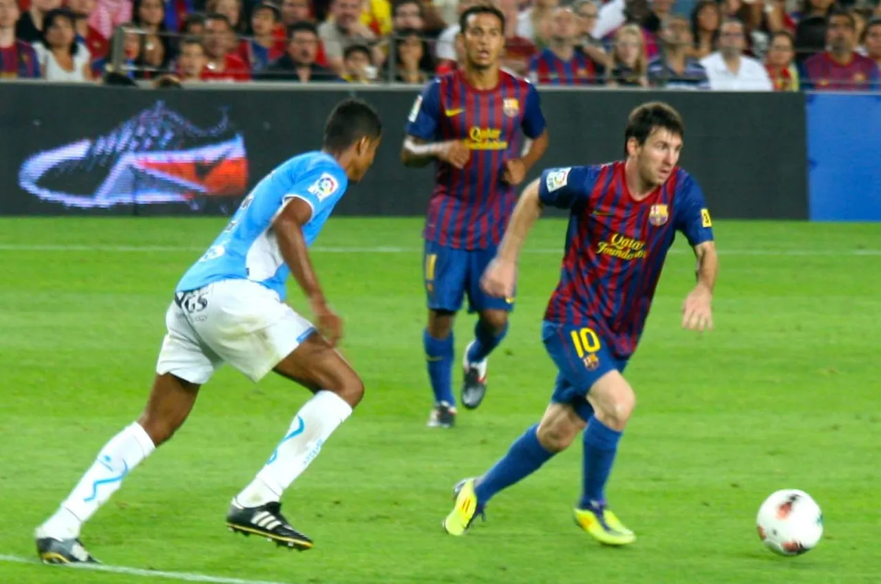 Lionel Messi under sin tid i Barcelona (arkivbild)