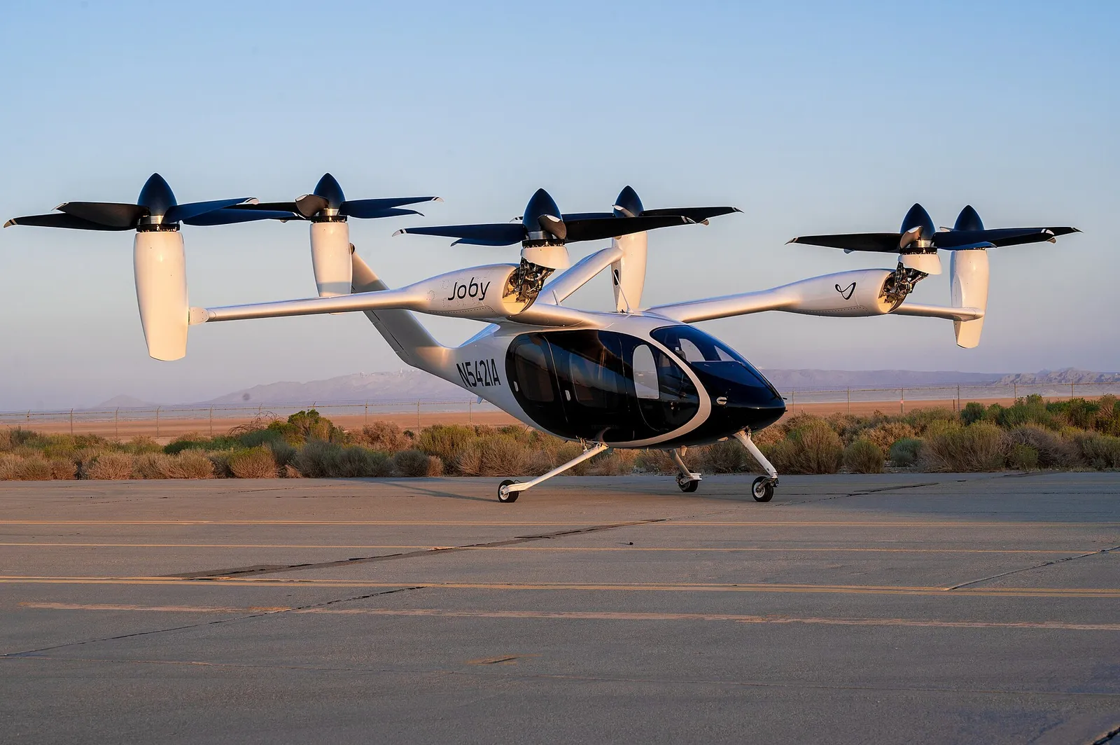 Joby Aviations experimentella eldrivna eVTOL-farkost under flygtest